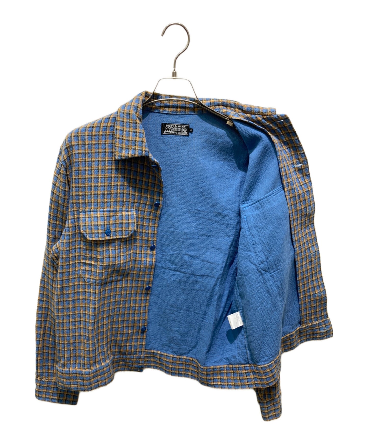 [Pre-owned] Hysteric Glamour panama plaid shirt 02231AH02