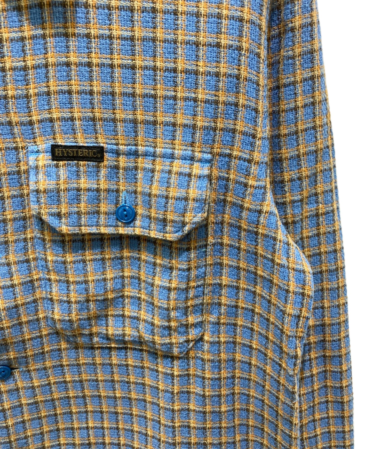 [Pre-owned] Hysteric Glamour panama plaid shirt 02231AH02