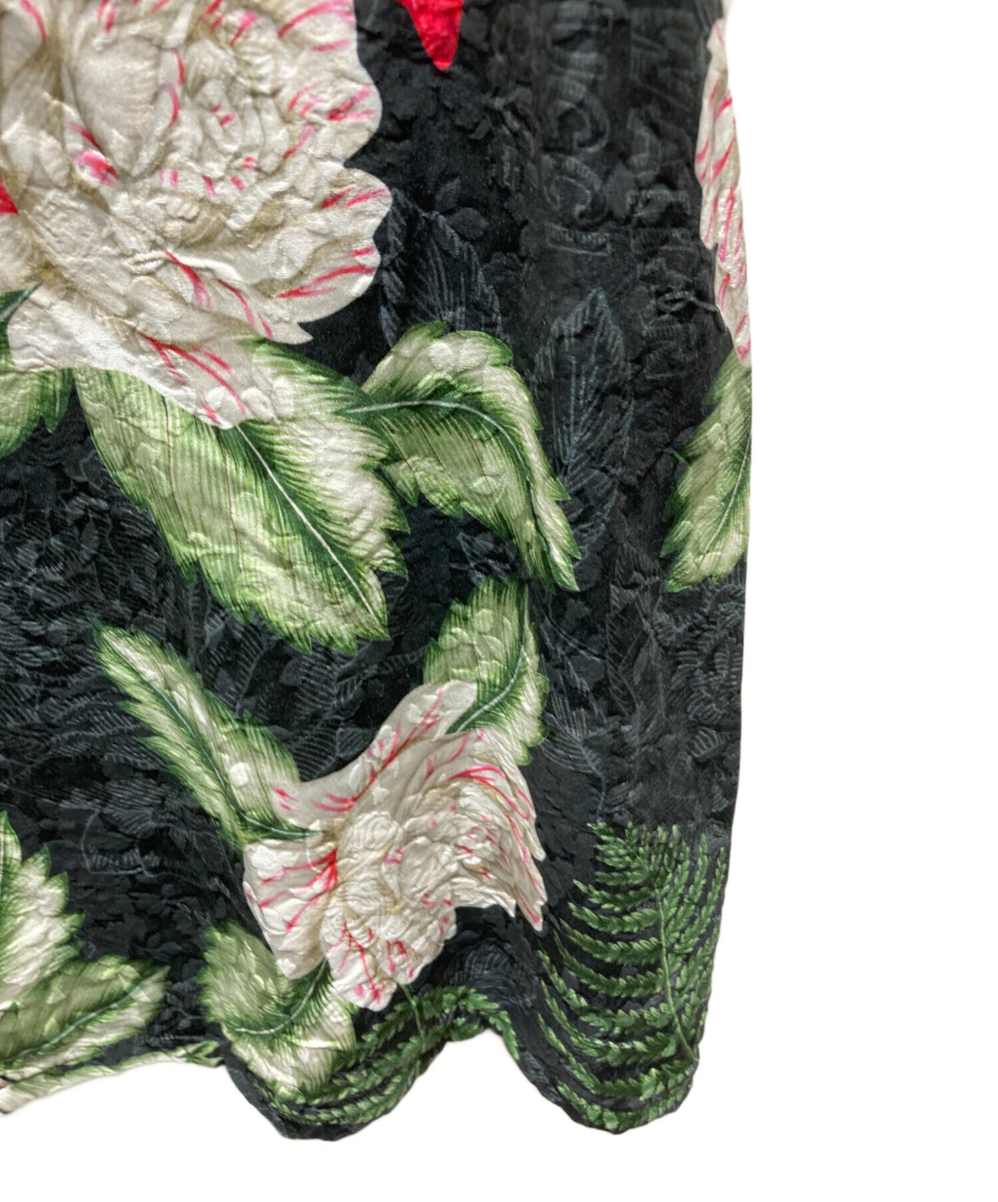 [Pre-owned] GUCCI Silk blend Hawaiian print bowling short sleeve shirt 624524 ZAEMQ