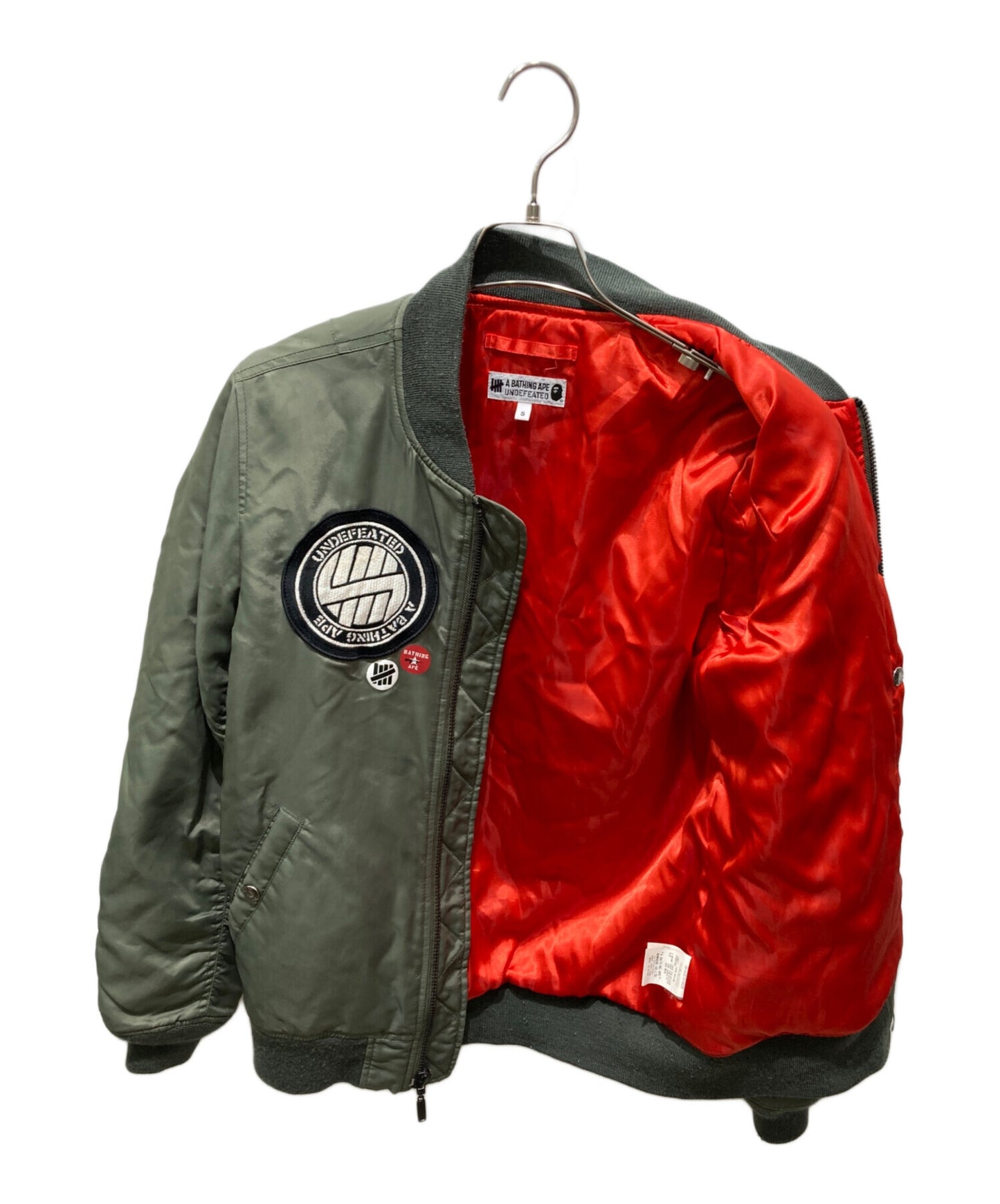 [Pre-owned] A BATHING APE MA-1 Flight Jacket with badge decoration 001hjc731902x