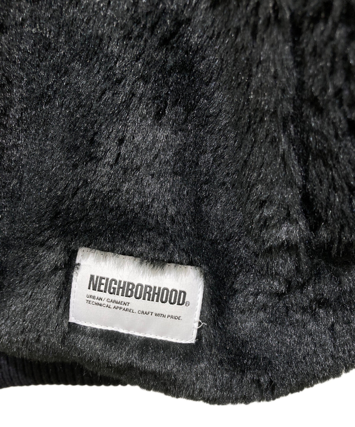 [Pre-owned] NEIGHBORHOOD FUR LOGO JACKET Fur logo jacket 232UTNH-JKM03