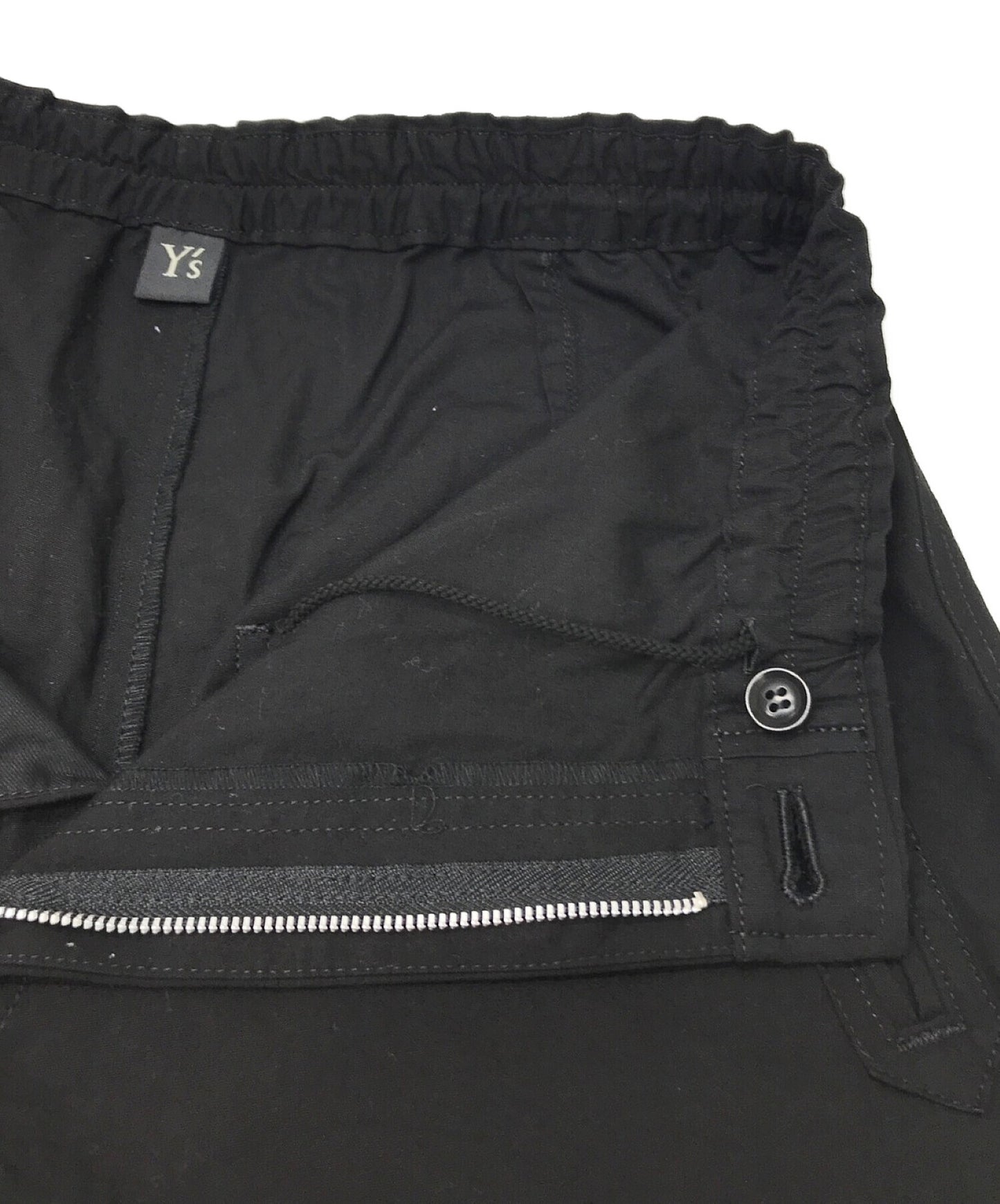 [Pre-owned] Y's COTTON POPLIN HEM FASTENER PANTS YE-P09-018