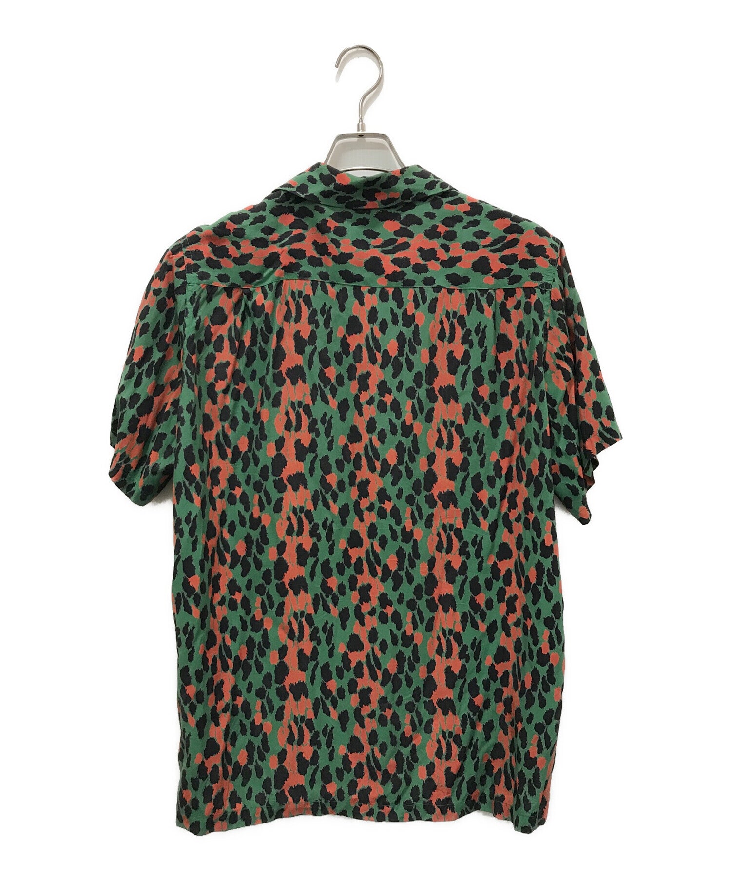 [Pre-owned] WACKO MARIA Leopard open collar rayon shirt