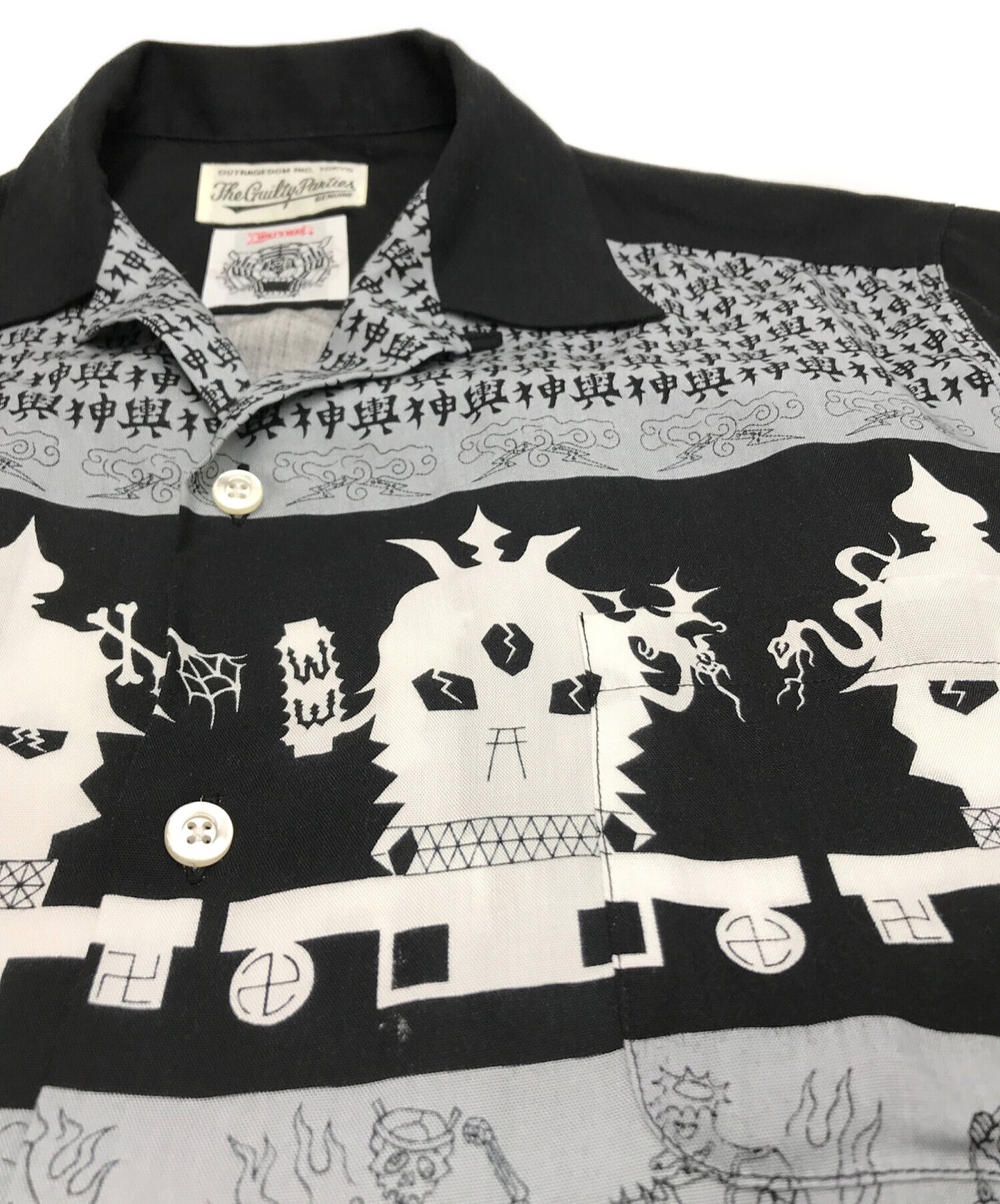 [Pre-owned] WACKO MARIA 50'S SHIRT (TYPE-2) WOLFSHEAD-WM-OC07