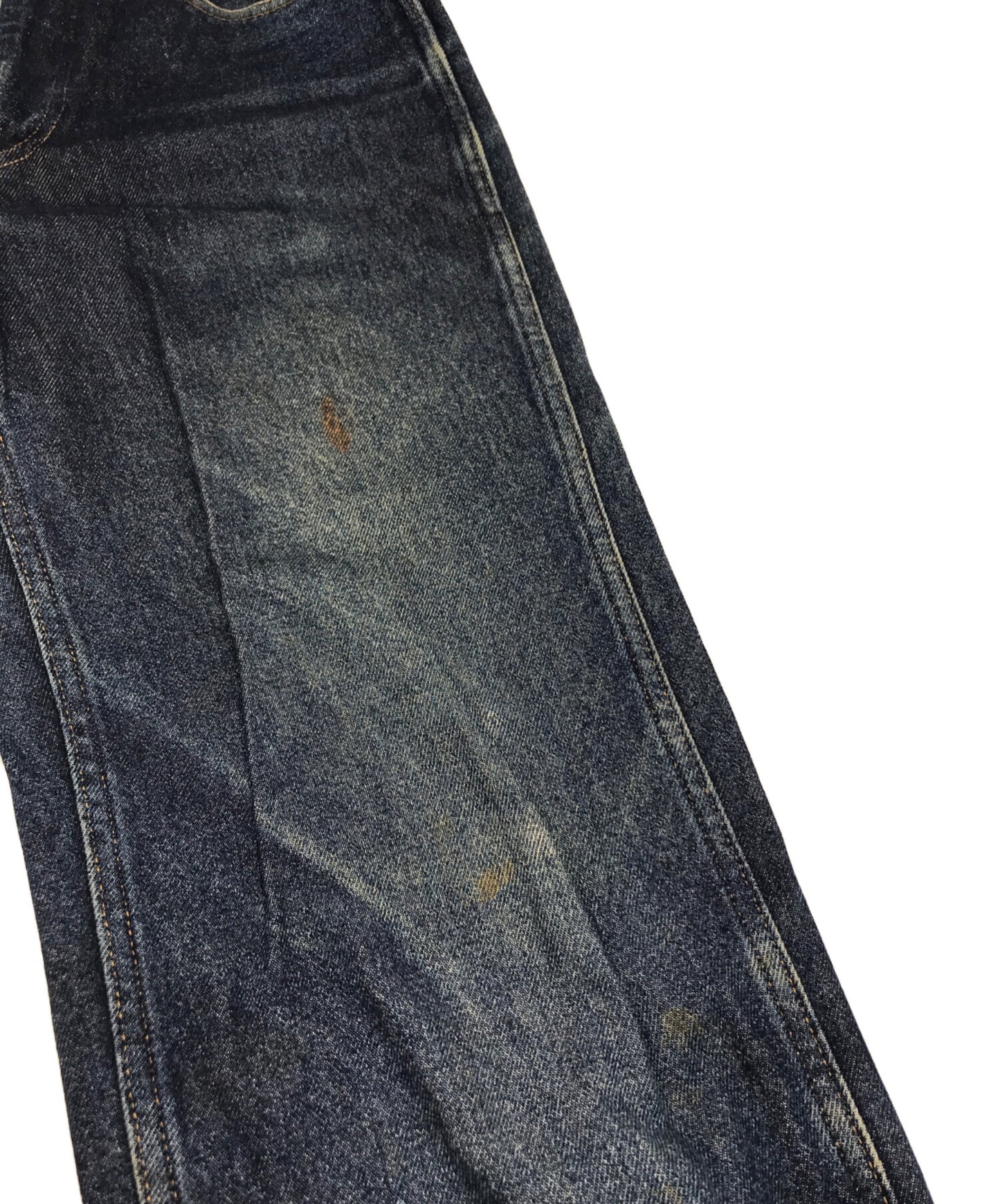 [Pre-owned] COMME des GARCONS HOMME Leather patch denim pants