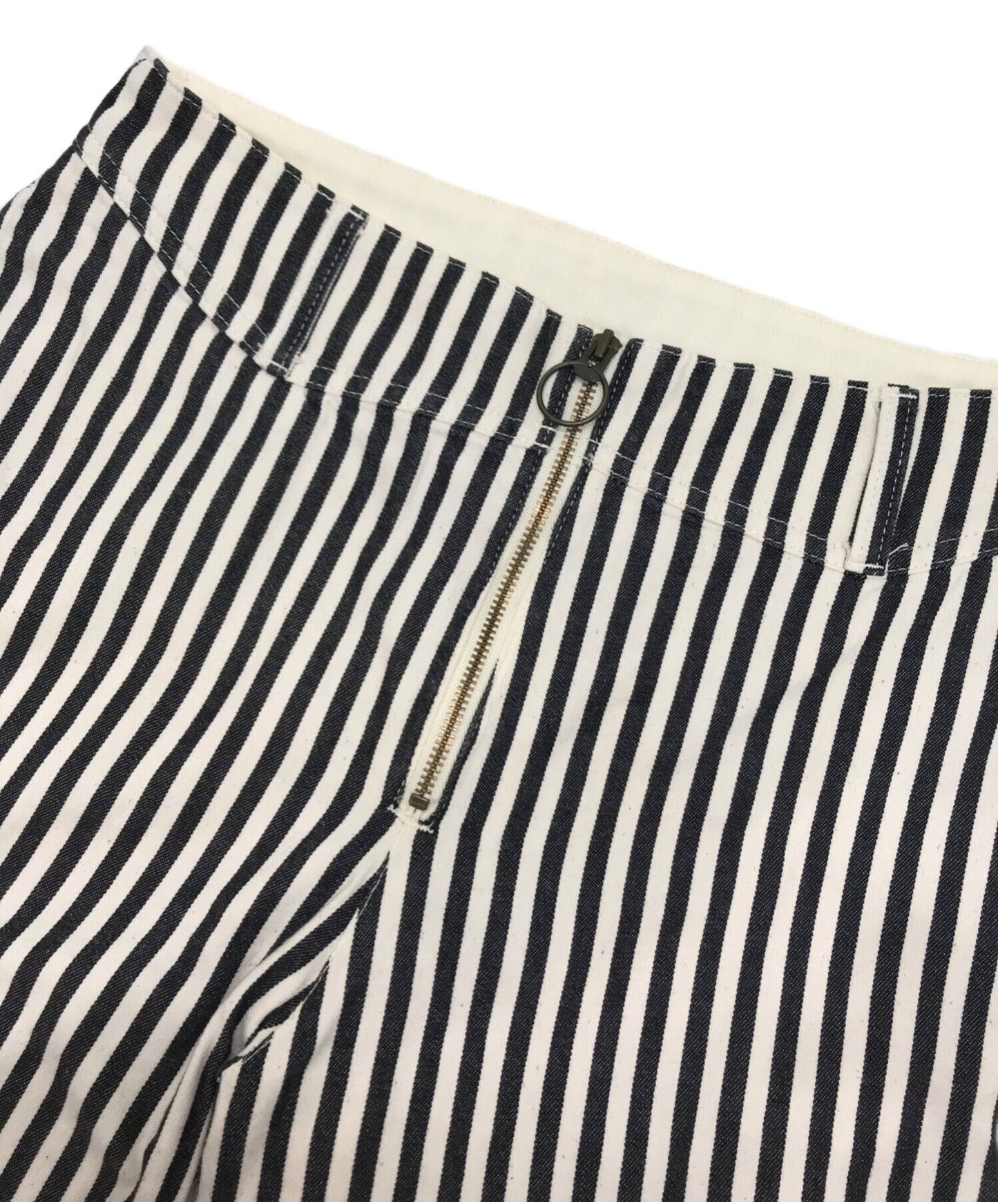 [Pre-owned] Hysteric Glamour STRIPE Pattern Ring Zip Wide Pants 01232AP01