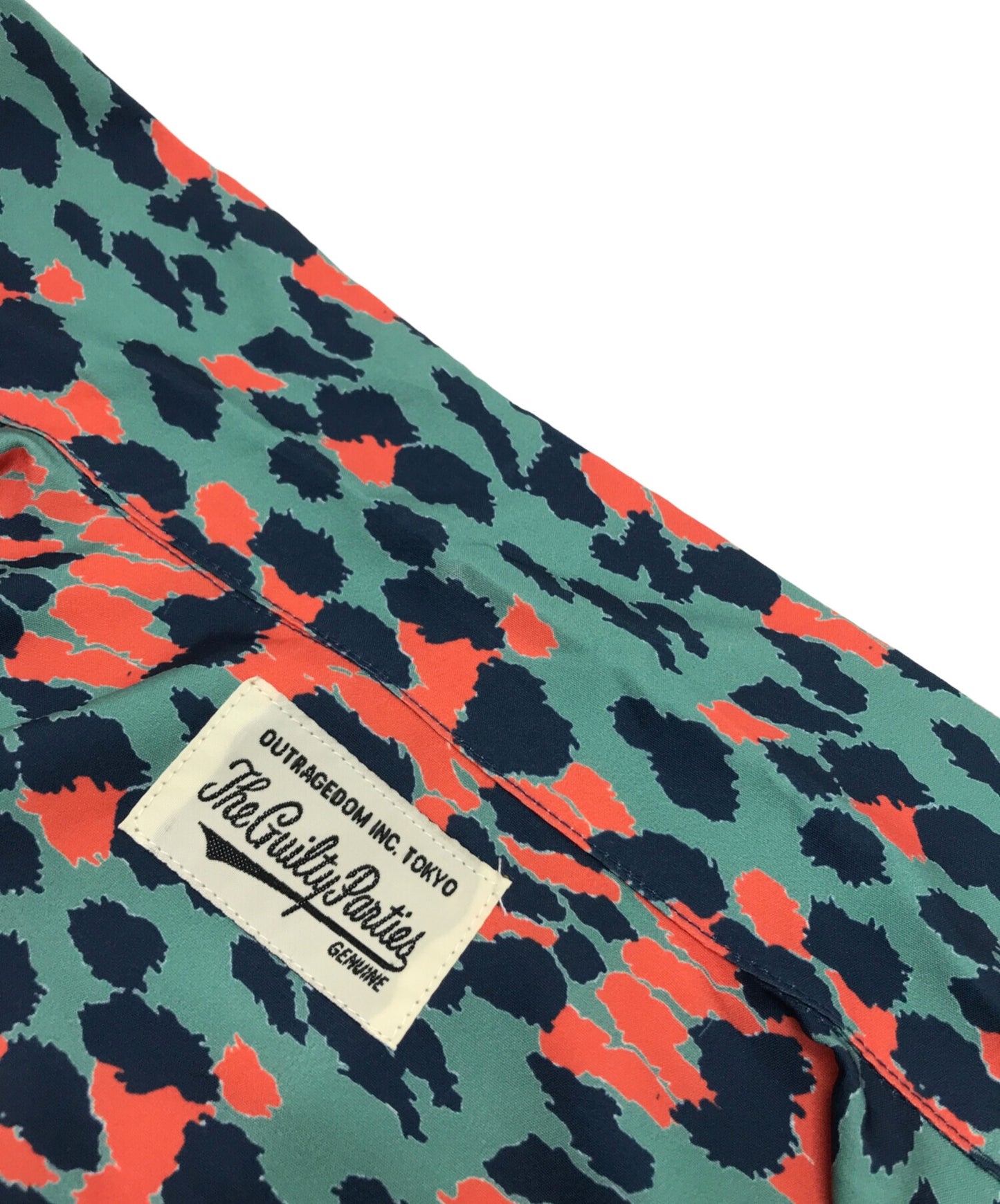 [Pre-owned] WACKO MARIA Leopard open collar rayon shirt