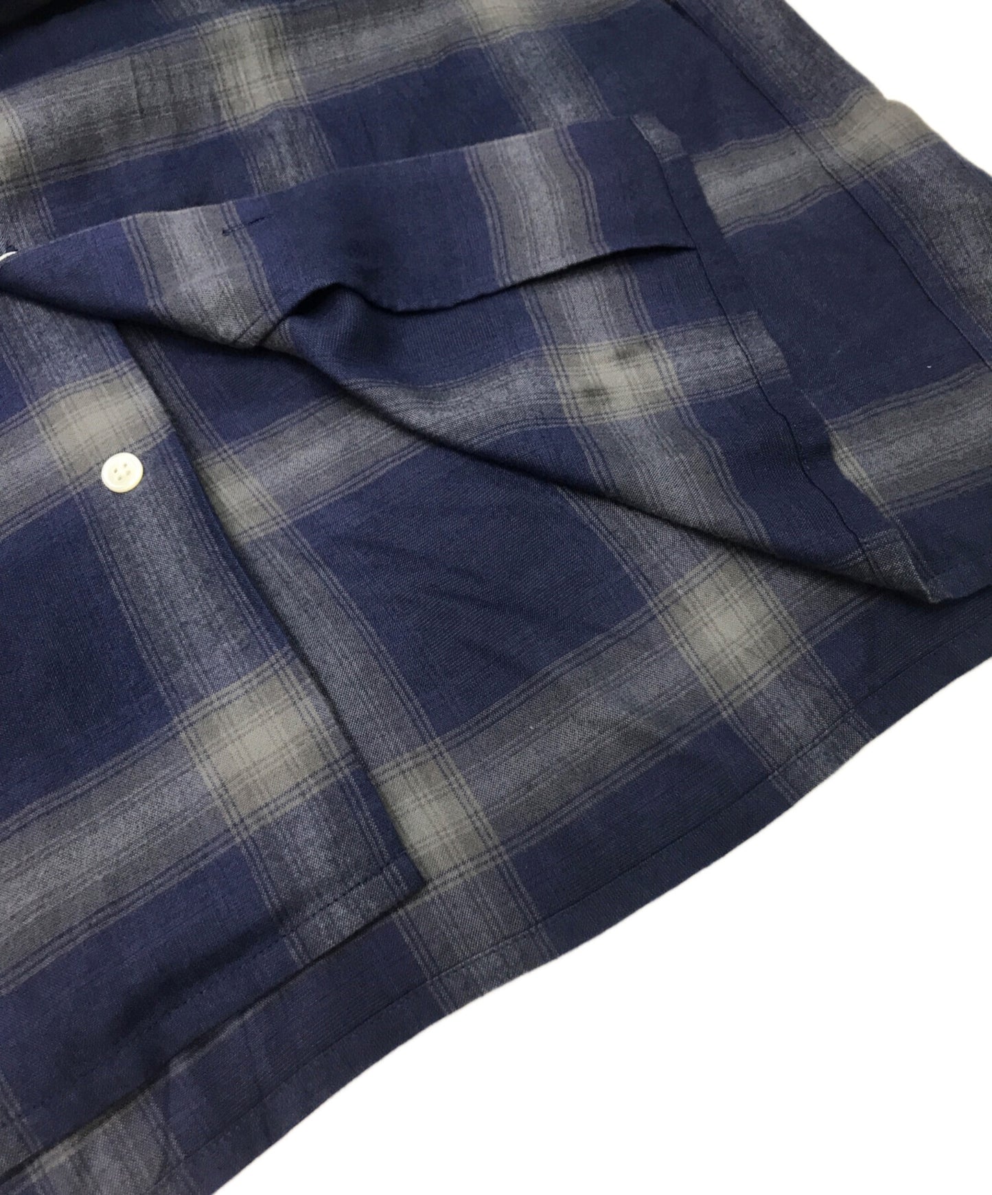 [Pre-owned] WACKO MARIA Ombre Check Rayon Shirt