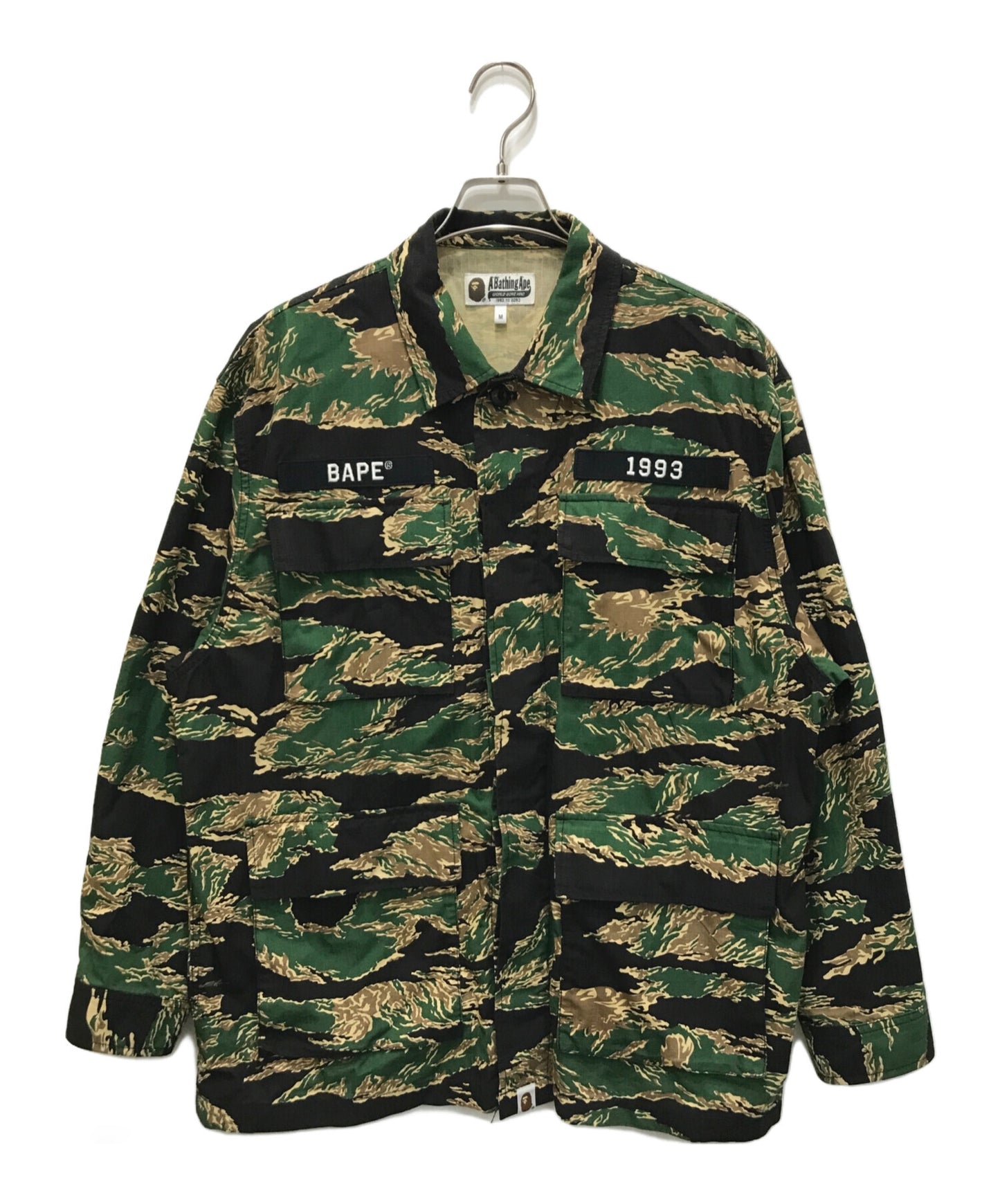 [Pre-owned] A BATHING APE Tiger Camo Military Shirt 001SHK201004F