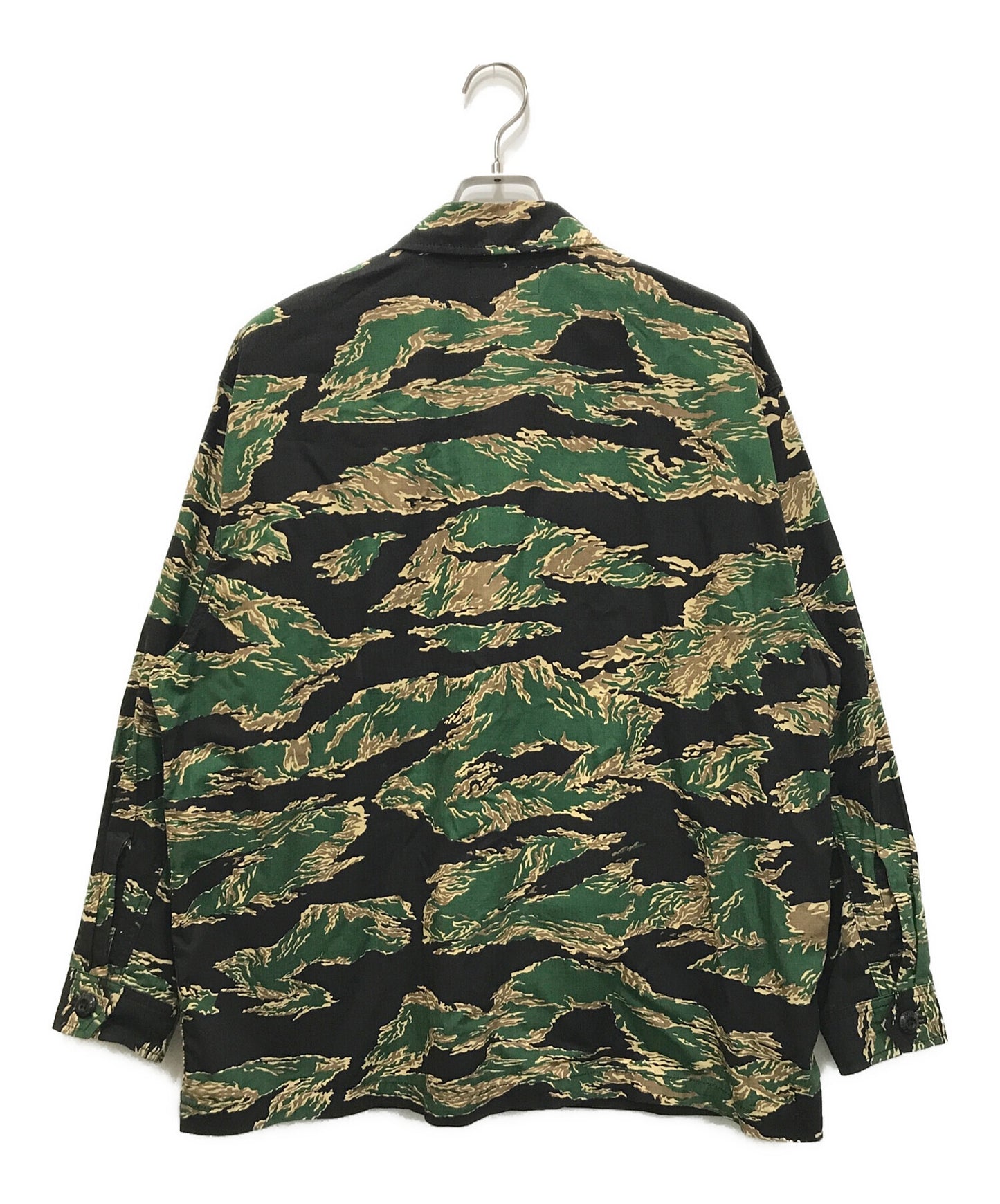 [Pre-owned] A BATHING APE Tiger Camo Military Shirt 001SHK201004F