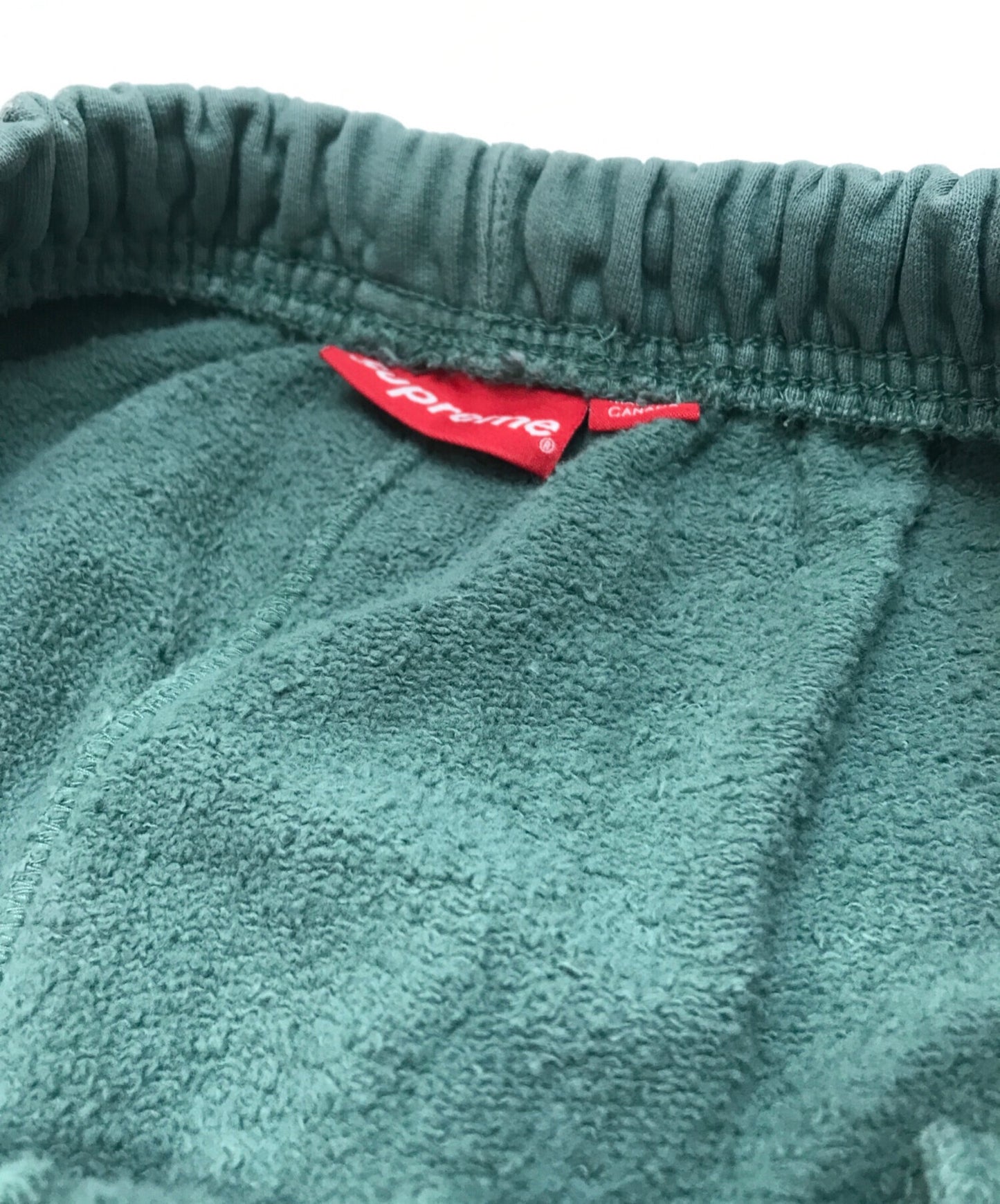 [Pre-owned] SUPREME bleached leopard sweatpant