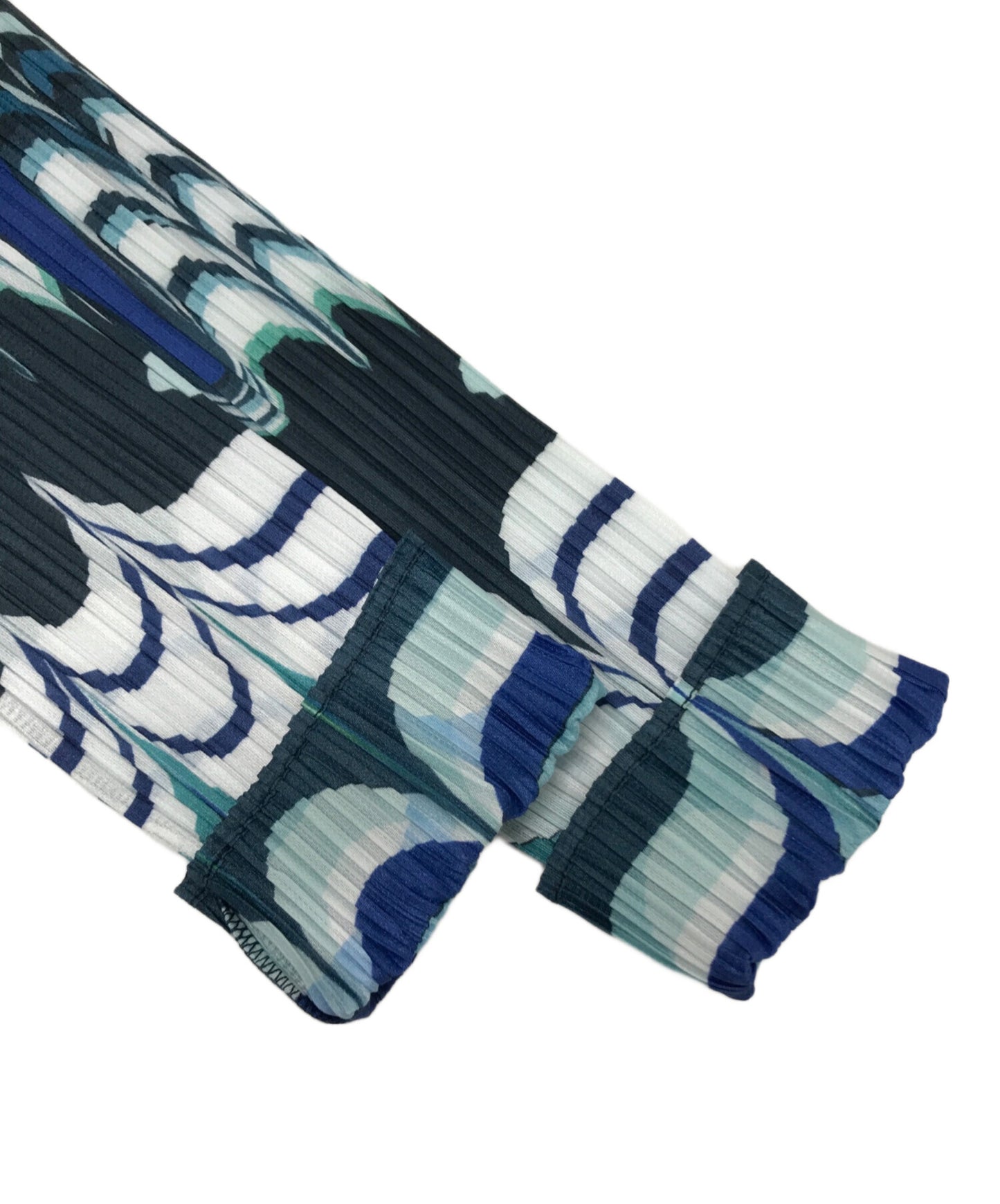 [Pre-owned] PLEATS PLEASE Pleated cardigan with all-over pattern PP63-J0775