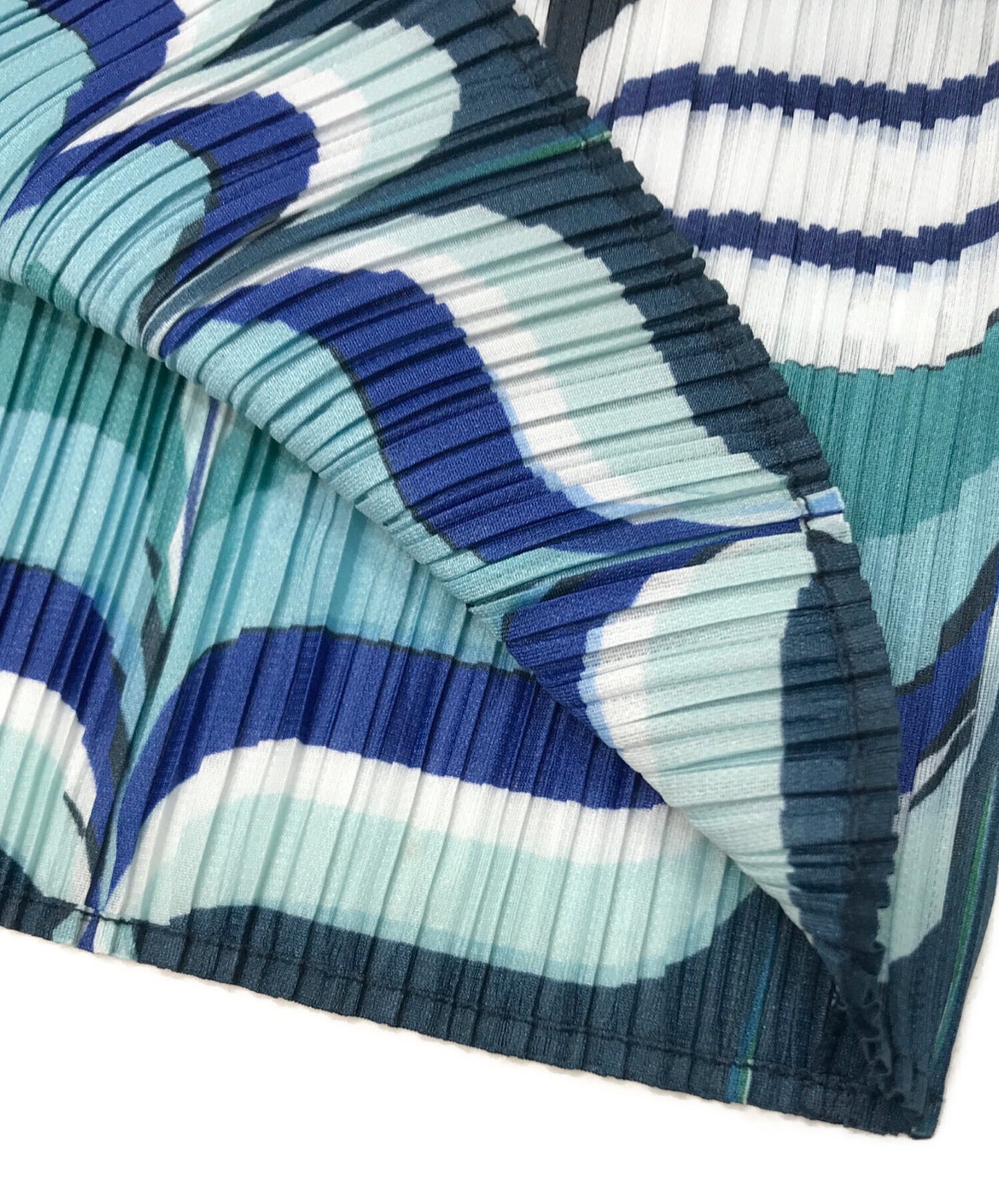 [Pre-owned] PLEATS PLEASE Pleated cardigan with all-over pattern PP63-J0775