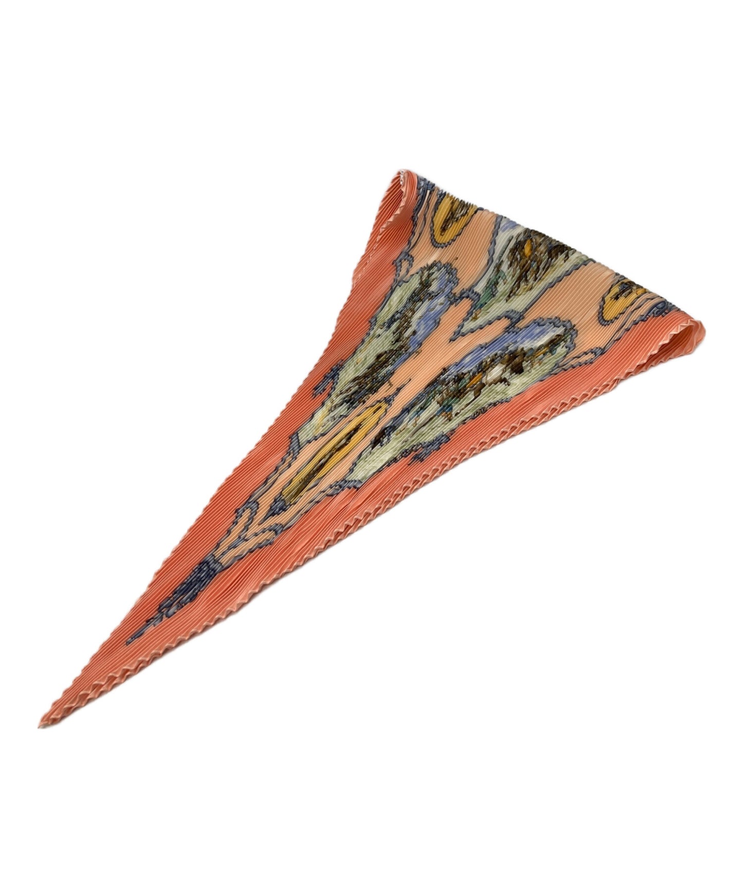 [Pre-owned] HERMES pleated scarf