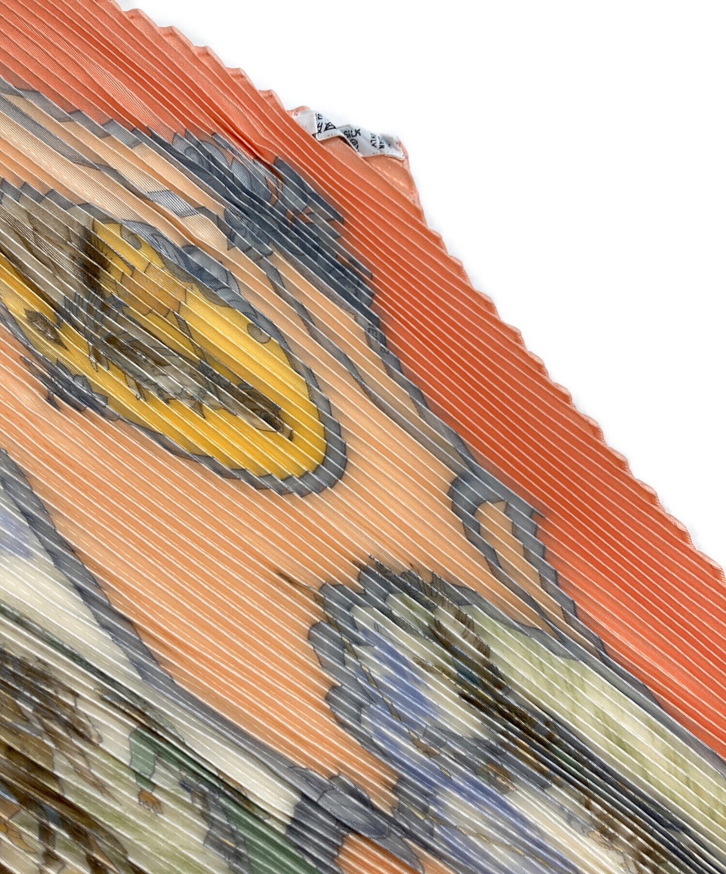 [Pre-owned] HERMES pleated scarf