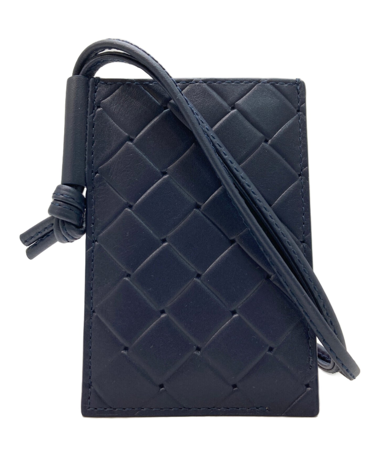 [Pre-owned] BOTTEGA VENETA Intrecciato Stamp Badge Holder 827748V0AQ14152