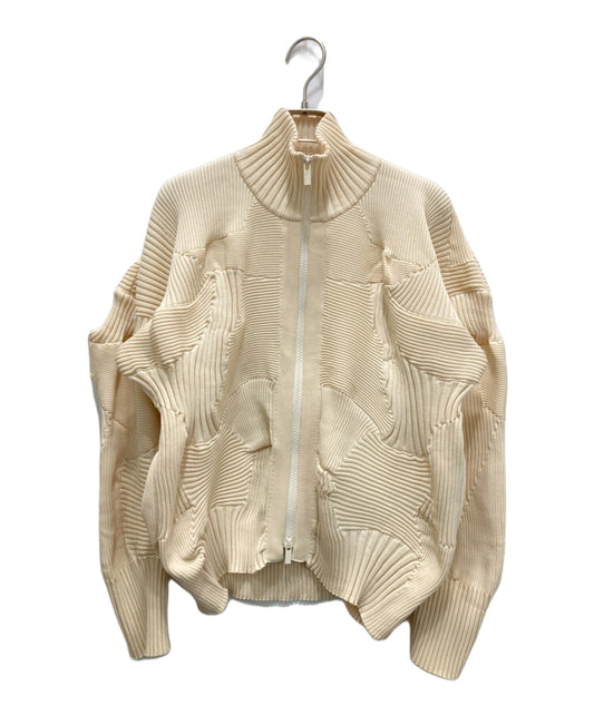 [Pre-owned] ISSEY MIYAKE zip-up pleated jacket IM43KD304