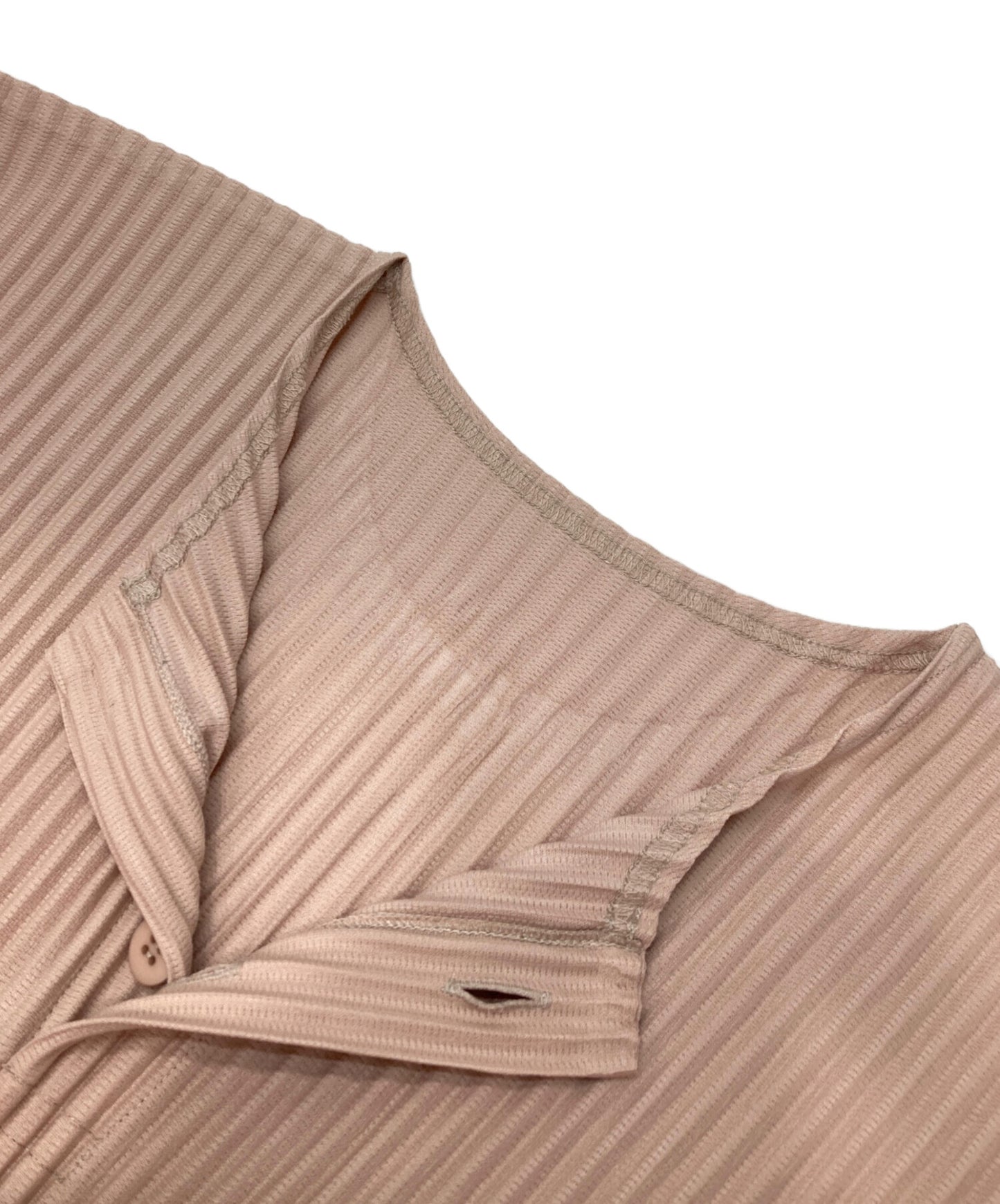 [Pre-owned] HOMME PLISSE ISSEY MIYAKE Pleated Henley Neck Cut and Sewn HP51JK107