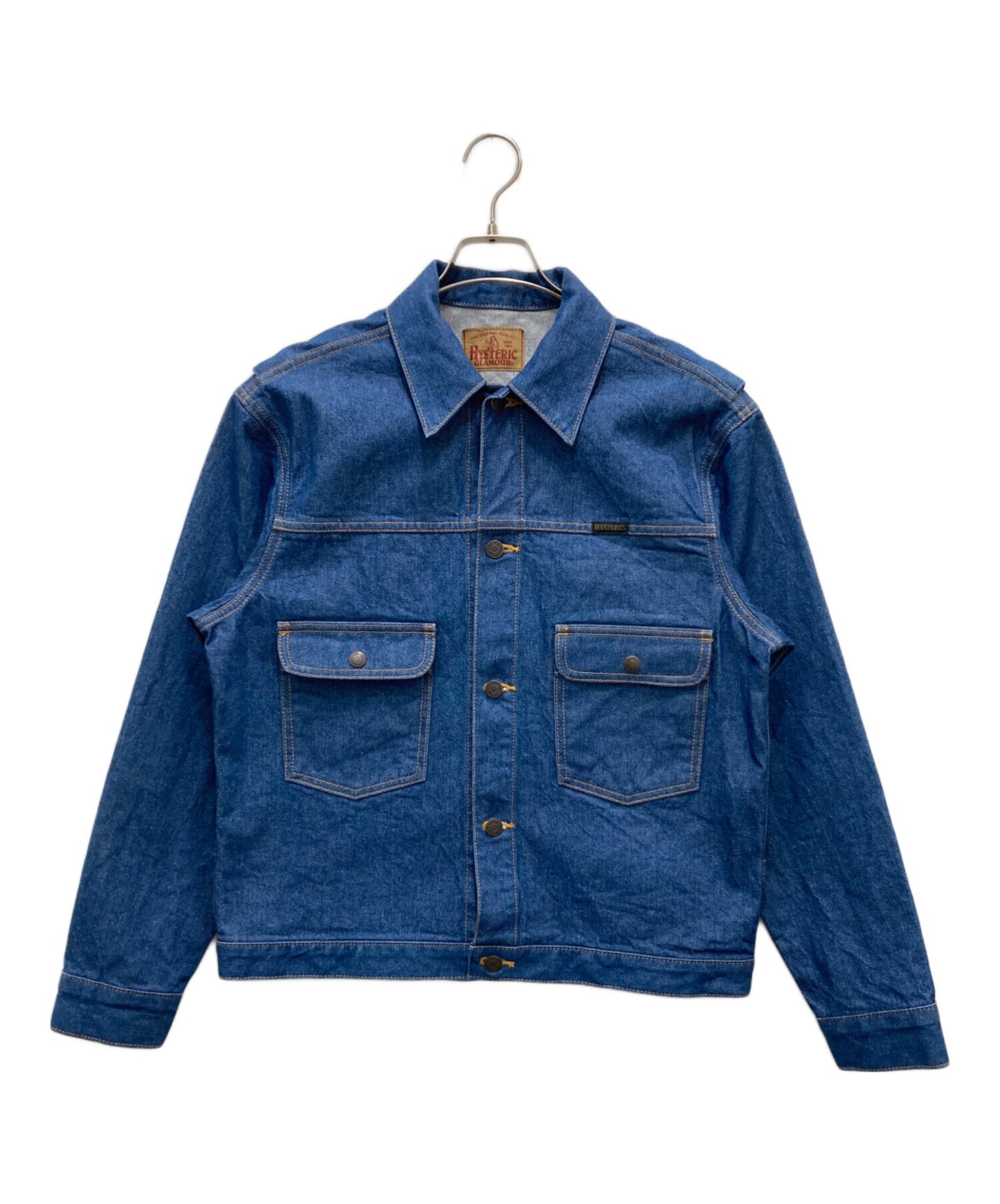 [Pre-owned] Hysteric Glamour Broken Denim Jacket 02231AB12