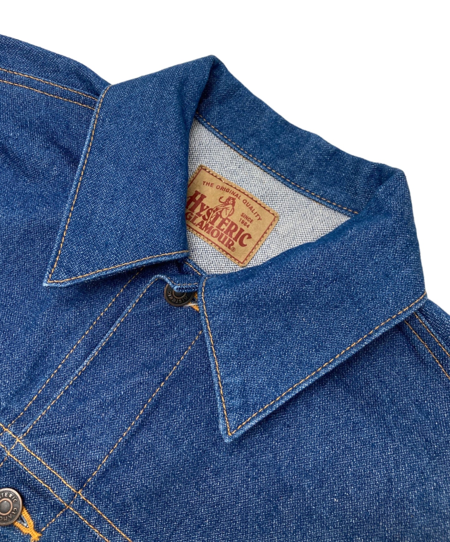 [Pre-owned] Hysteric Glamour Broken Denim Jacket 02231AB12