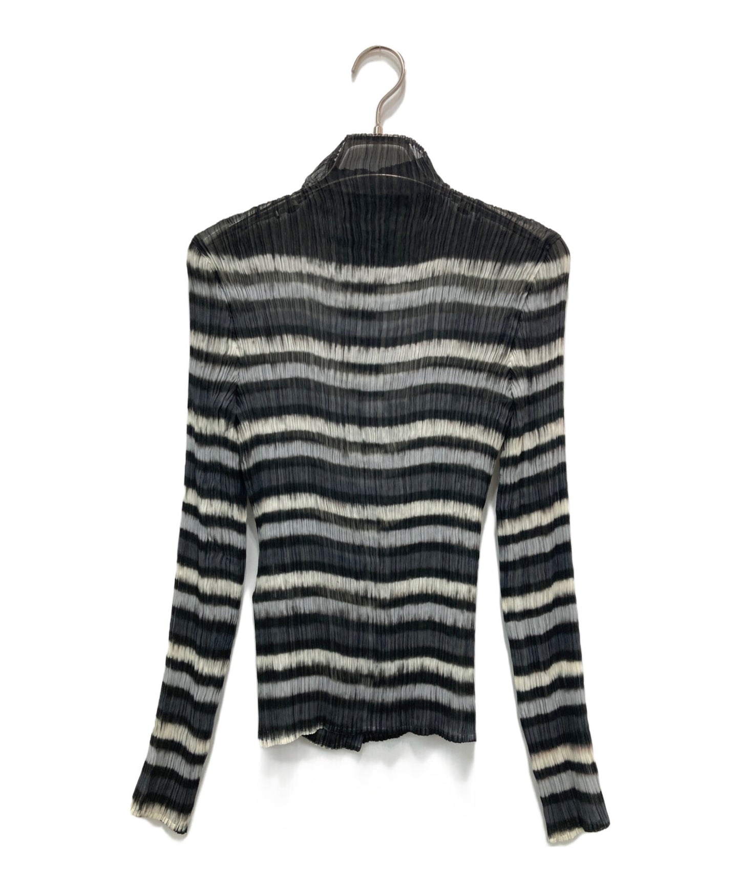 [Pre-owned] ISSEY MIYAKE FETE Pleated chiffon shirt IF72FJ237