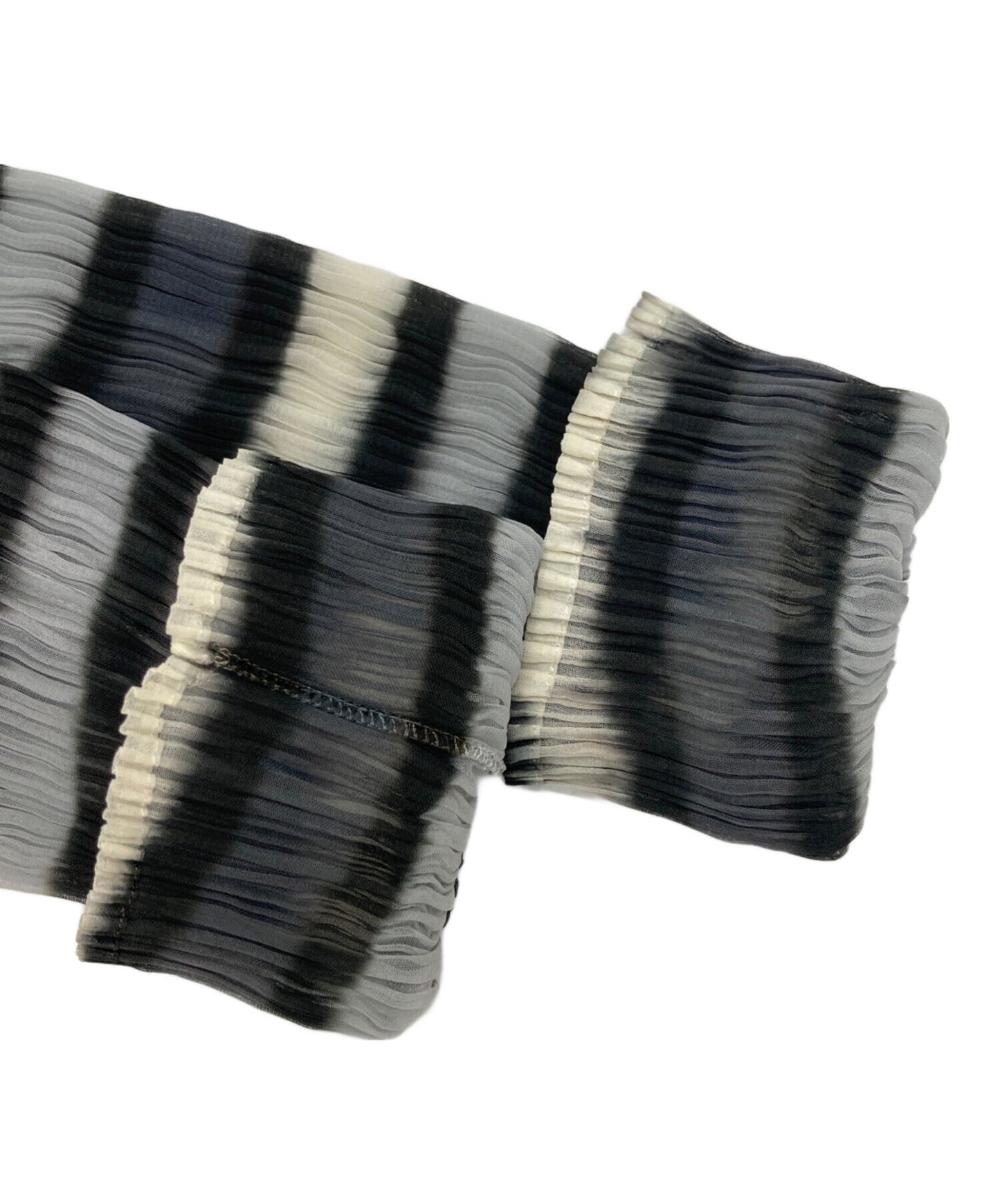 [Pre-owned] ISSEY MIYAKE FETE Pleated chiffon shirt IF72FJ237