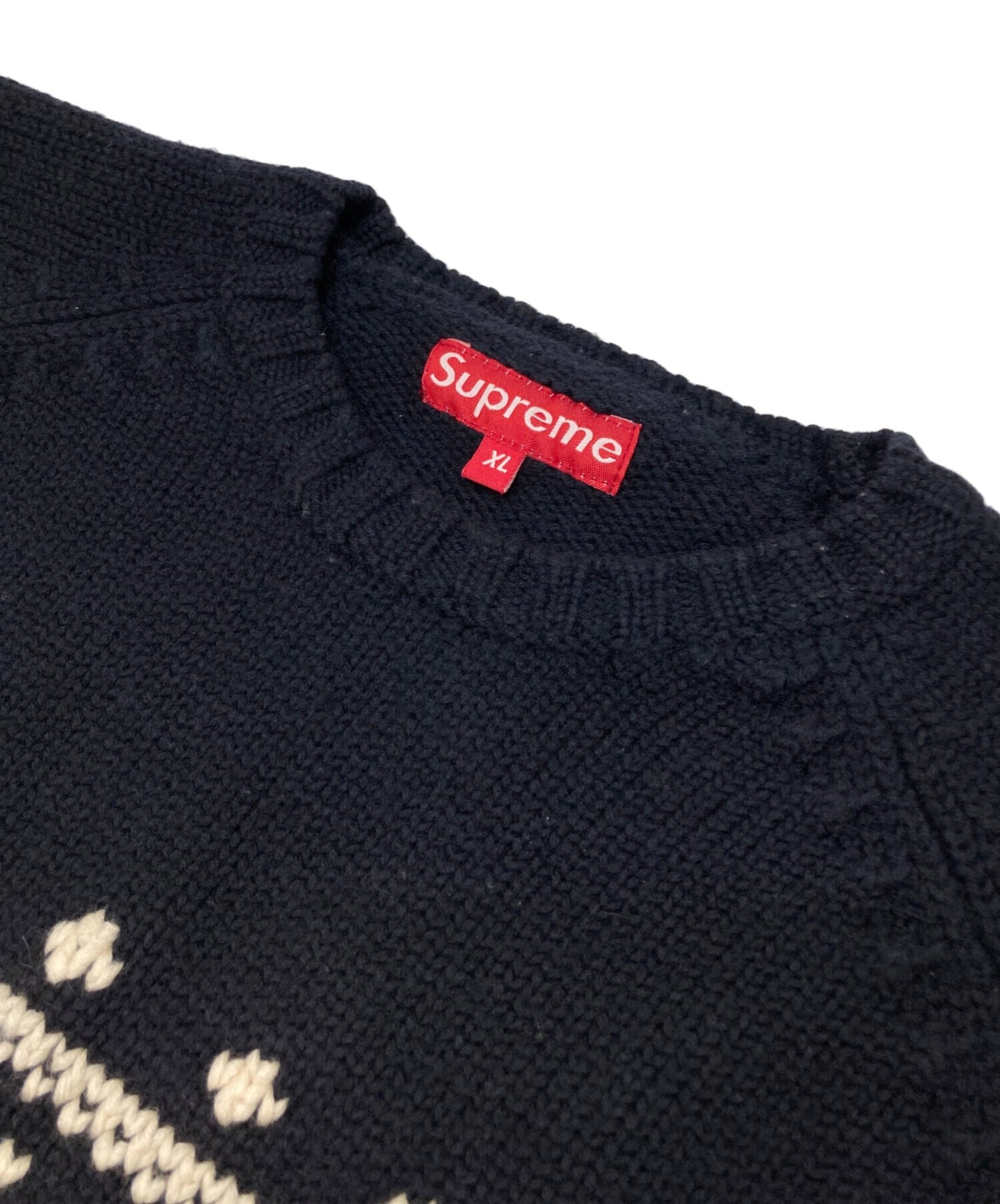 [Pre-owned] SUPREME Star Pattern Thick Knit Sweater