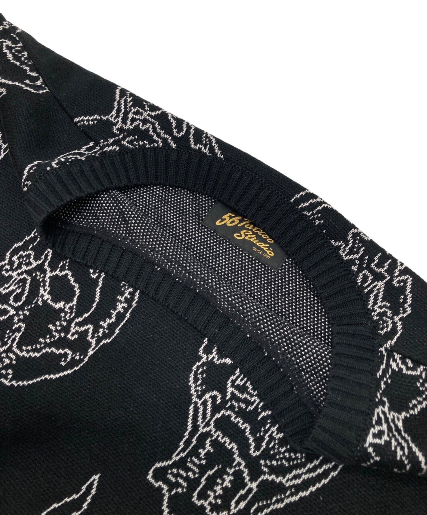 [Pre-owned] WACKO MARIA JACQUARD KNIT SWEATER