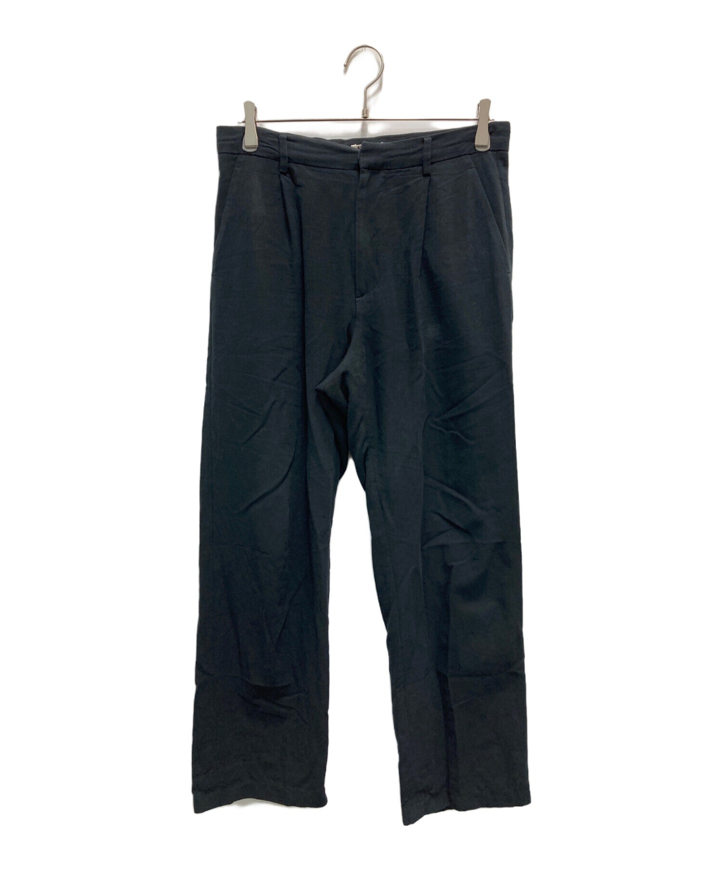 [Pre-owned] AURALEE LIGHT COTTON-WOOL VIYELLA SLACKS A25SP02KV