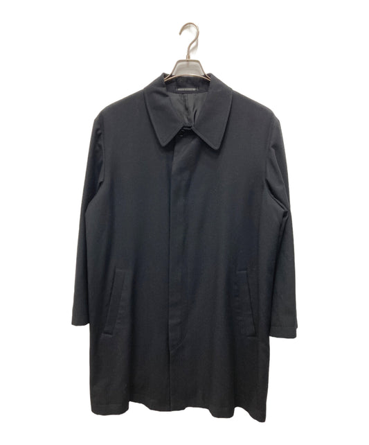 [Pre-owned] Yohji Yamamoto COSTUME D'HOMME Wool Zip Stencil Collar Coat HV-C81-165
