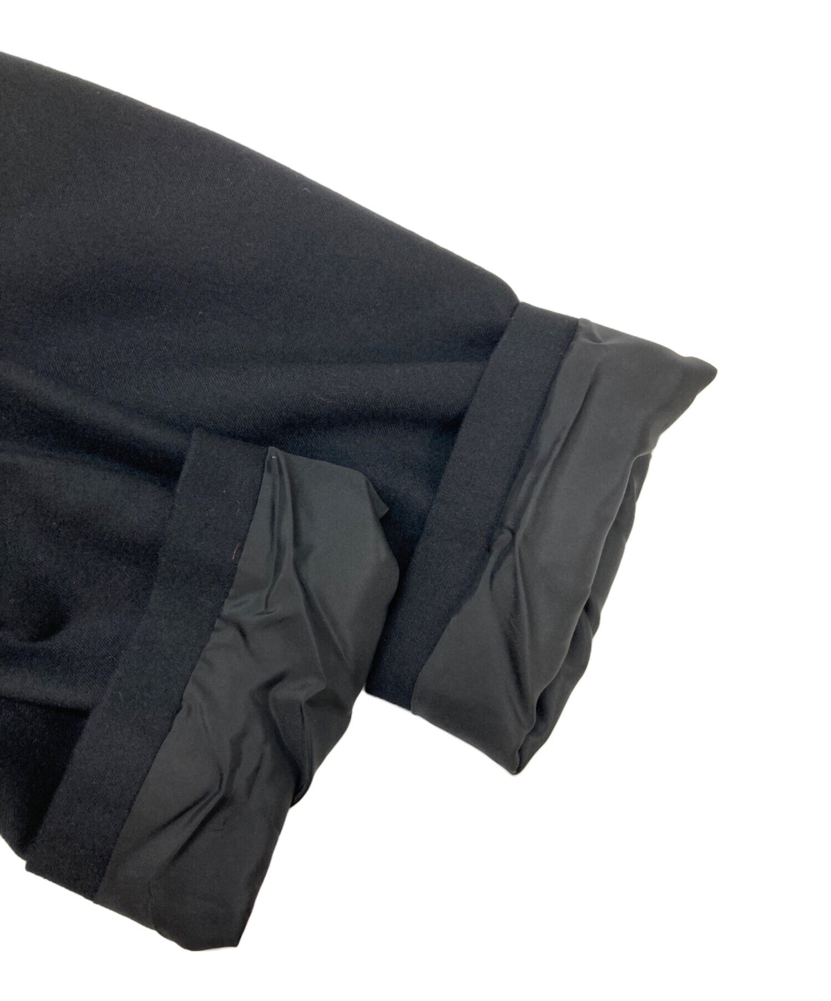 [Pre-owned] Yohji Yamamoto COSTUME D'HOMME Wool Zip Stencil Collar Coat HV-C81-165