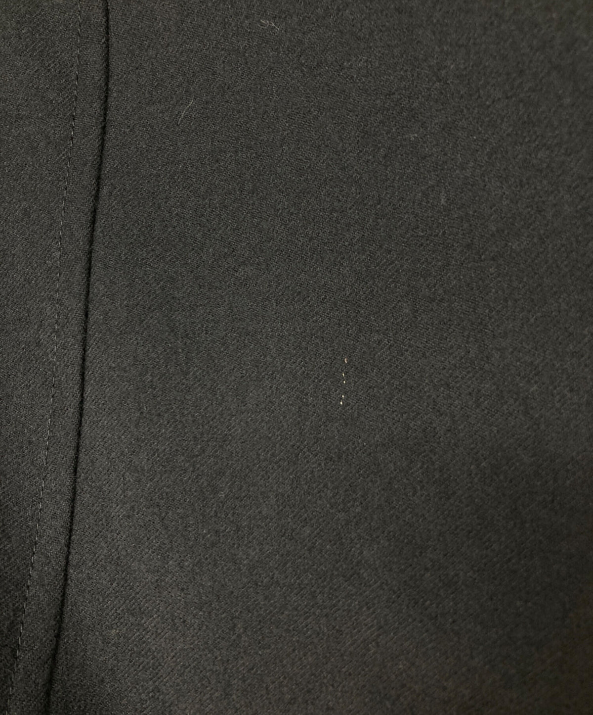 [Pre-owned] Yohji Yamamoto COSTUME D'HOMME Wool Zip Stencil Collar Coat HV-C81-165