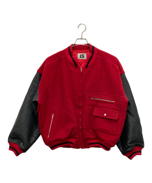 [Pre-owned] ISSEY MIYAKE Leather Switched Bomber Jacket RG33179.