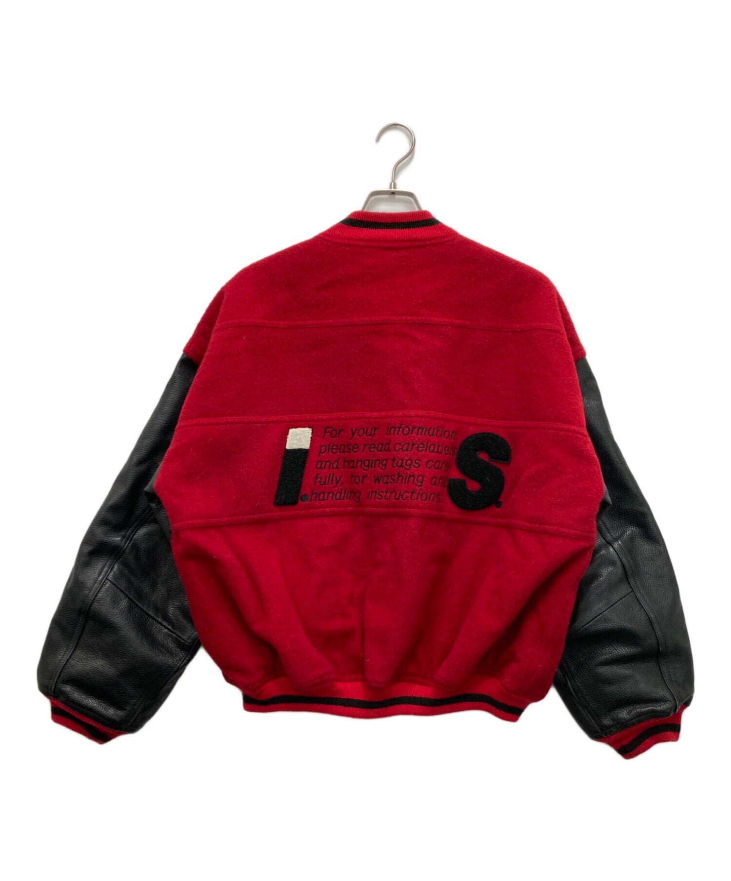 [Pre-owned] ISSEY MIYAKE Leather Switched Bomber Jacket RG33179.