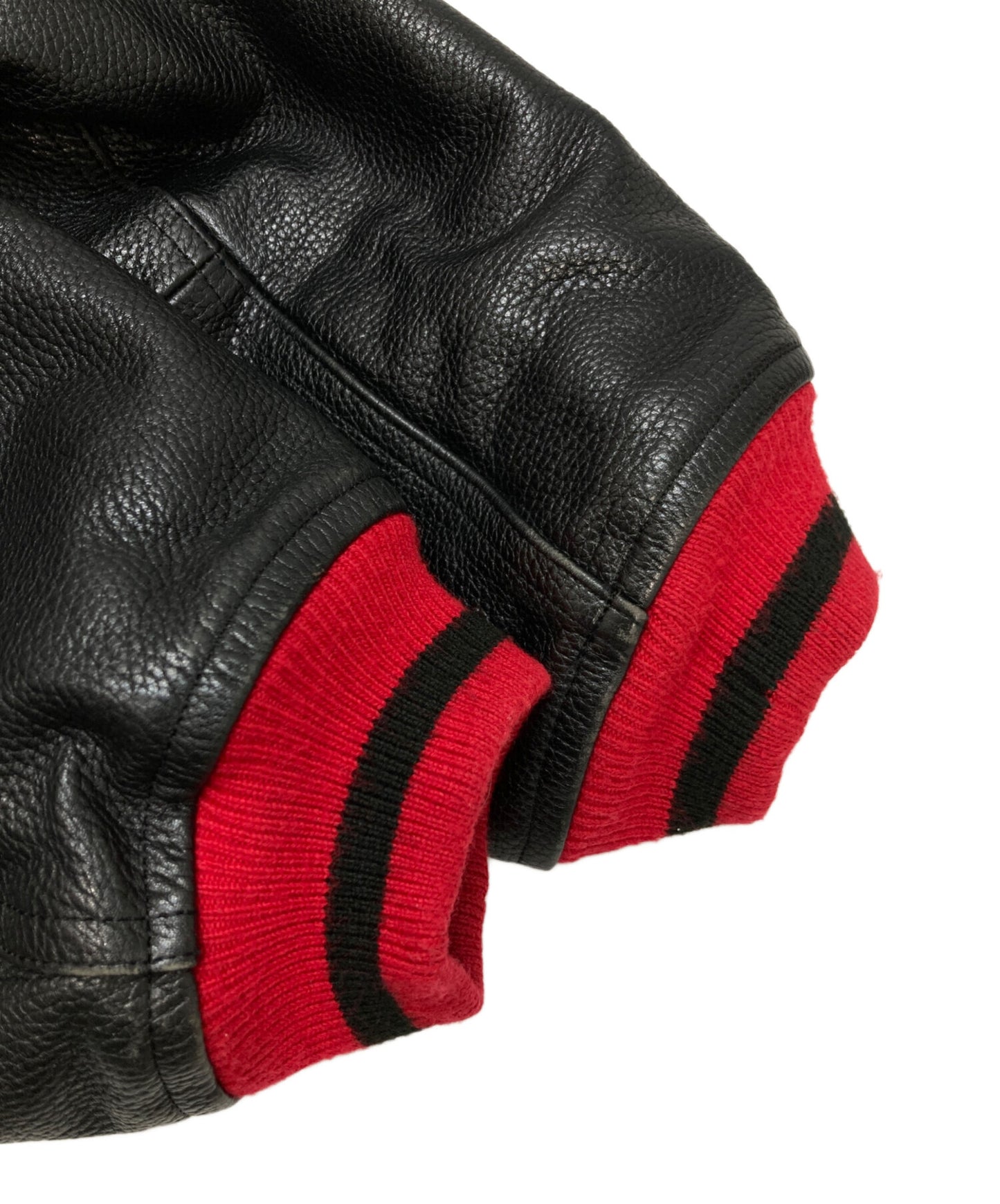 [Pre-owned] ISSEY MIYAKE Leather Switched Bomber Jacket RG33179.