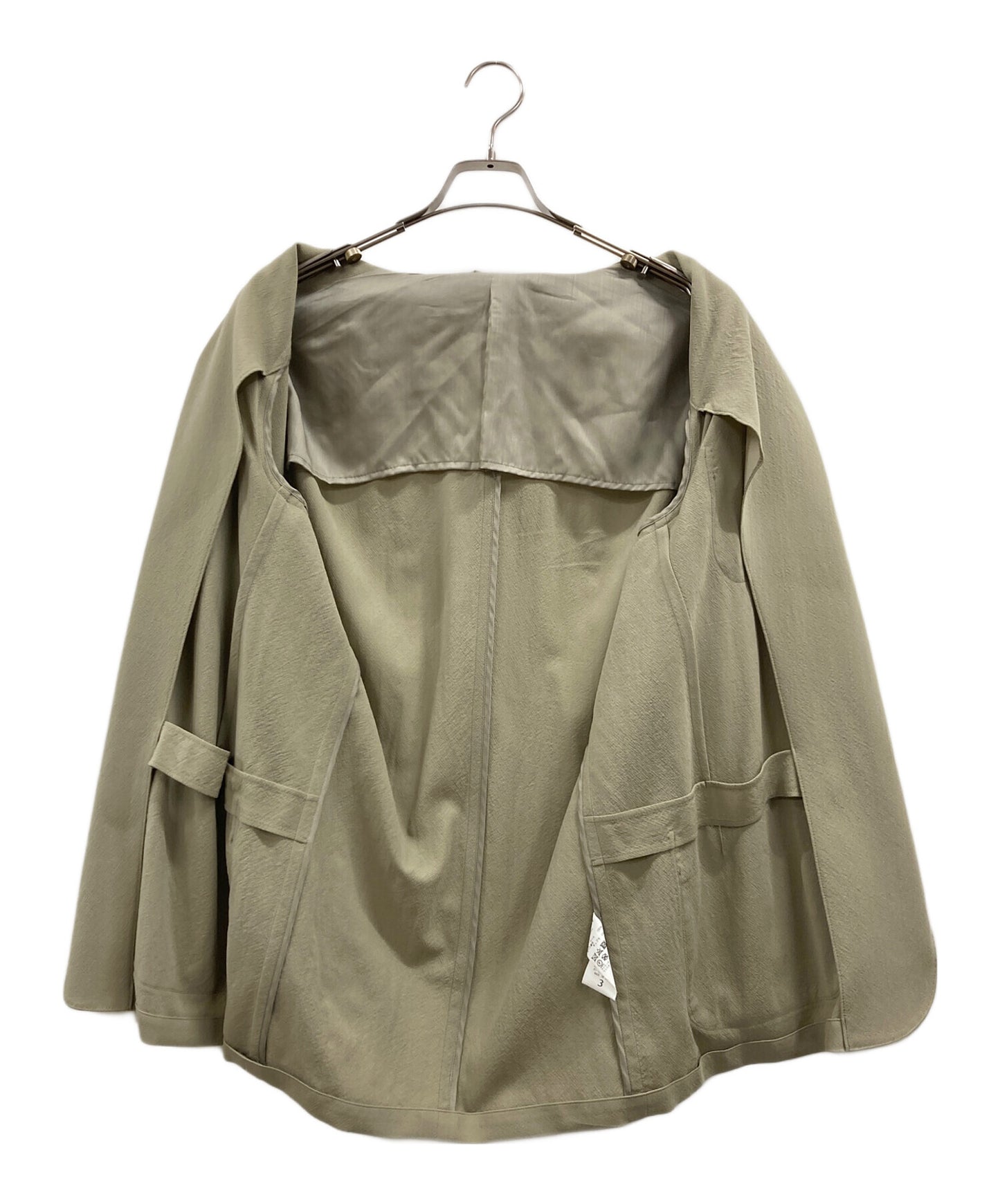 [Pre-owned] AURALEE HARD TWIST WOOL VIYELLA JACKET A23SJ01WV