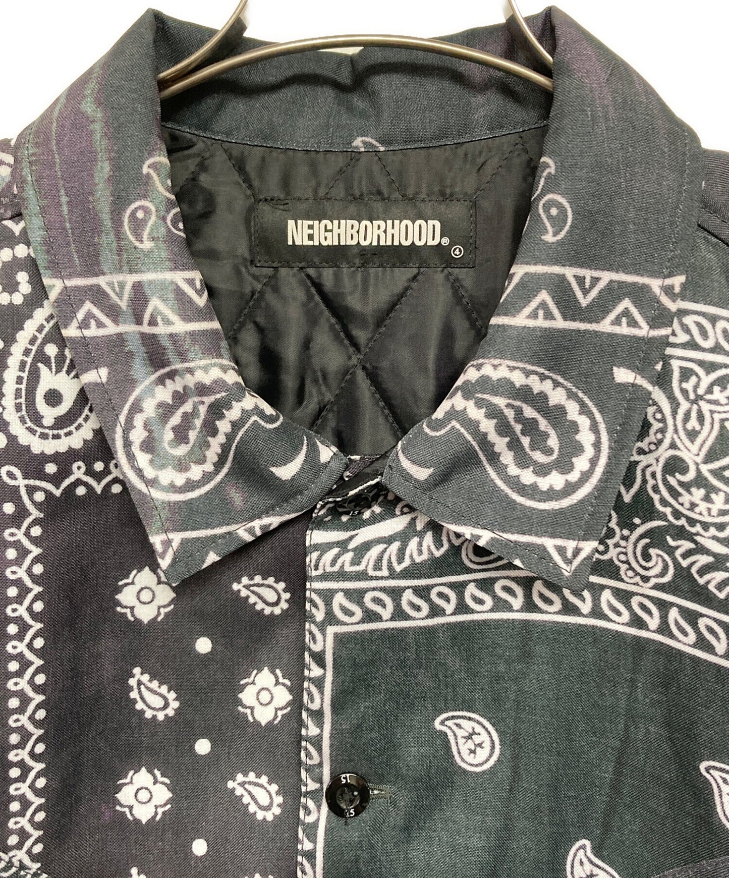 [Pre-owned] NEIGHBORHOOD BANDANA CHOPPED-1 E-SHIRT 212AQNH-SHM04