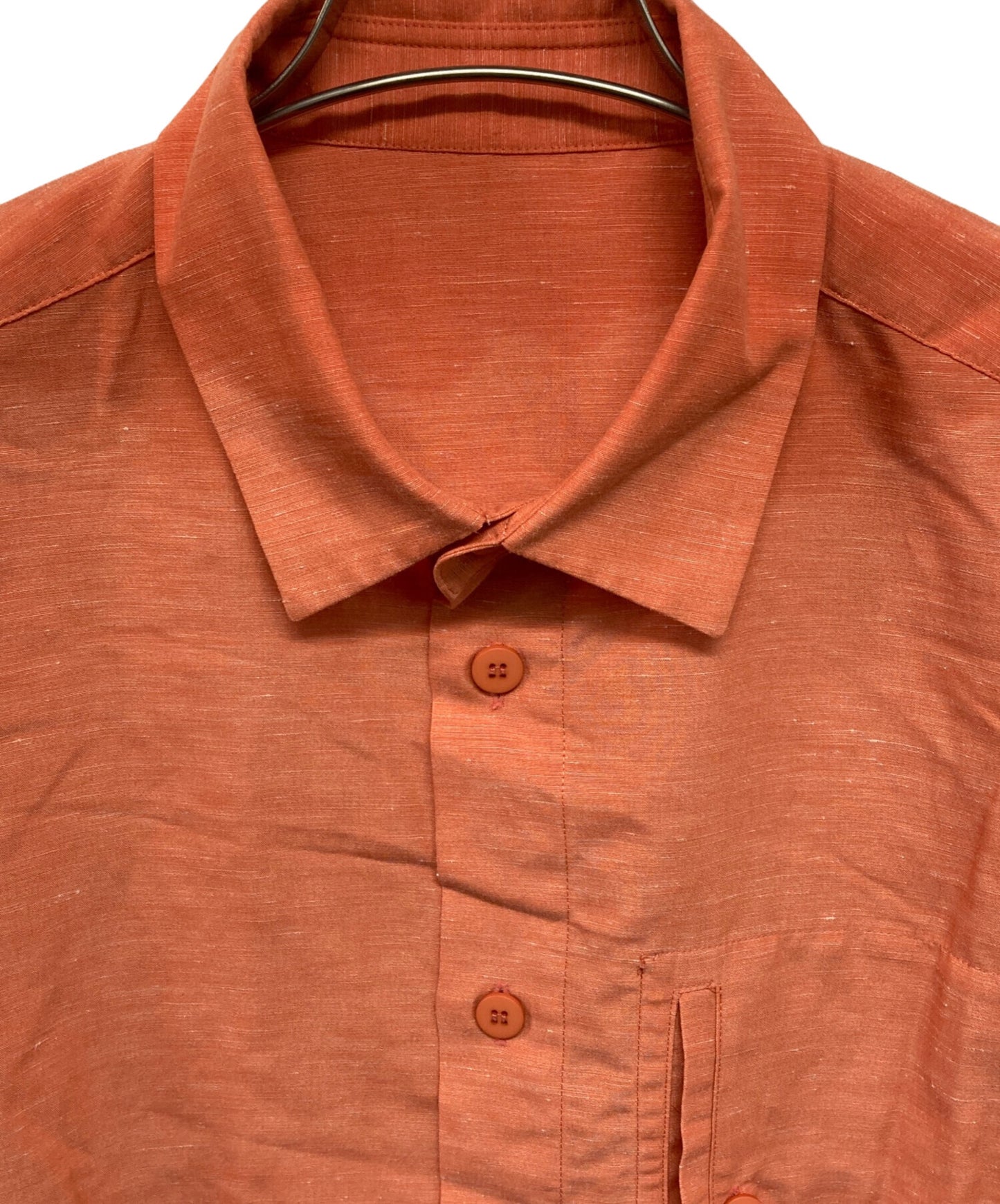 [Pre-owned] IM MEN/ ISSEY MIYAKE Linen blend S/S shirt LA41FJ161