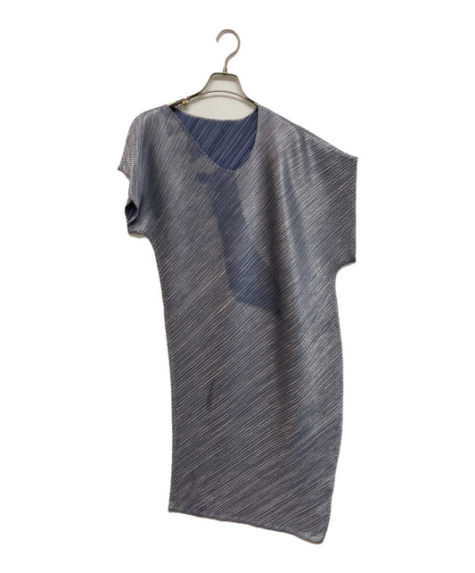 [Pre-owned] PLEATS PLEASE Diagonal pleated dress PP89-JH576