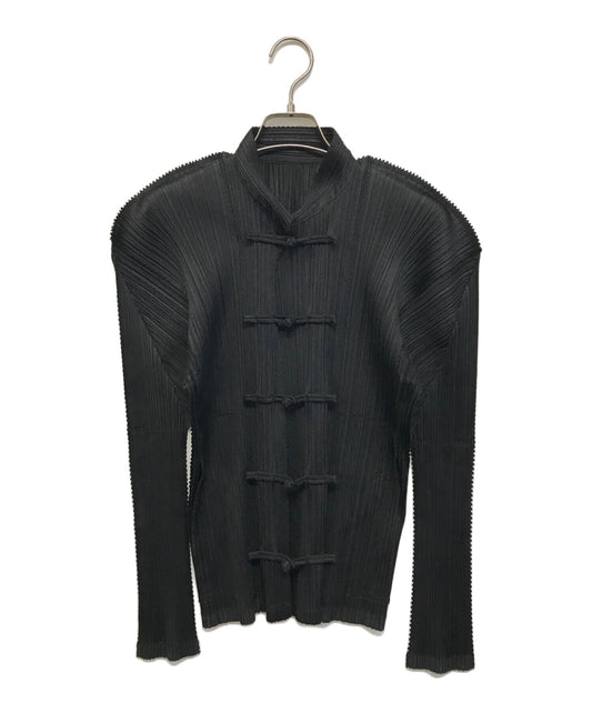 [Pre-owned] PLEATS PLEASE Pleated Chinese Jacket PP41-JD164