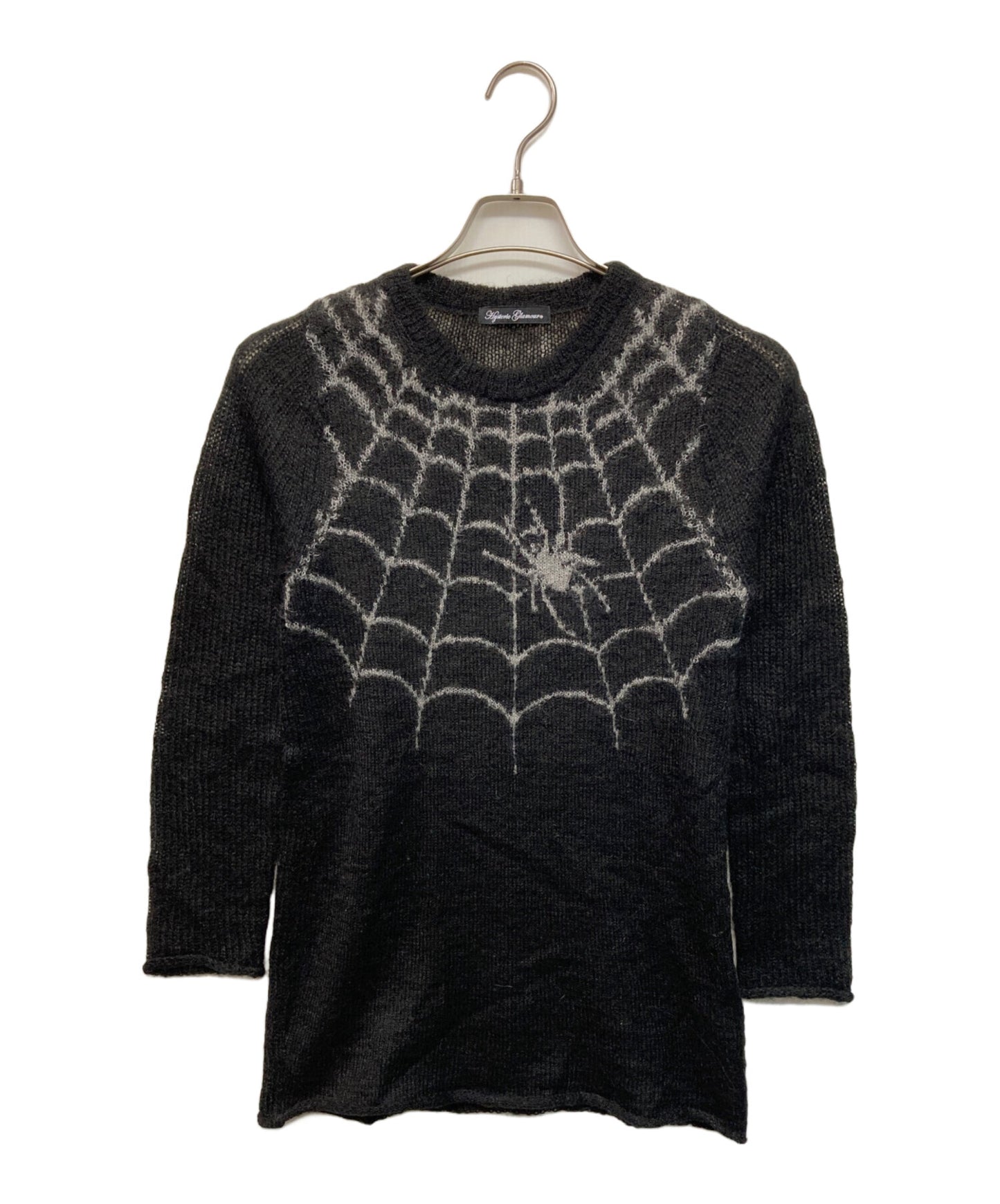 [Pre-owned] Hysteric Glamour Mohair blend spider web design knit 0123NS10