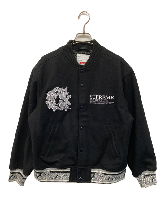 [Pre-owned] SUPREME Support Unit Varsity Jacket
