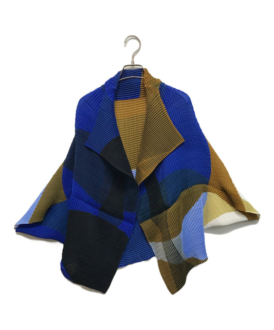 [Pre-owned] PLEATS PLEASE Design pleated cardigan IM81FD138