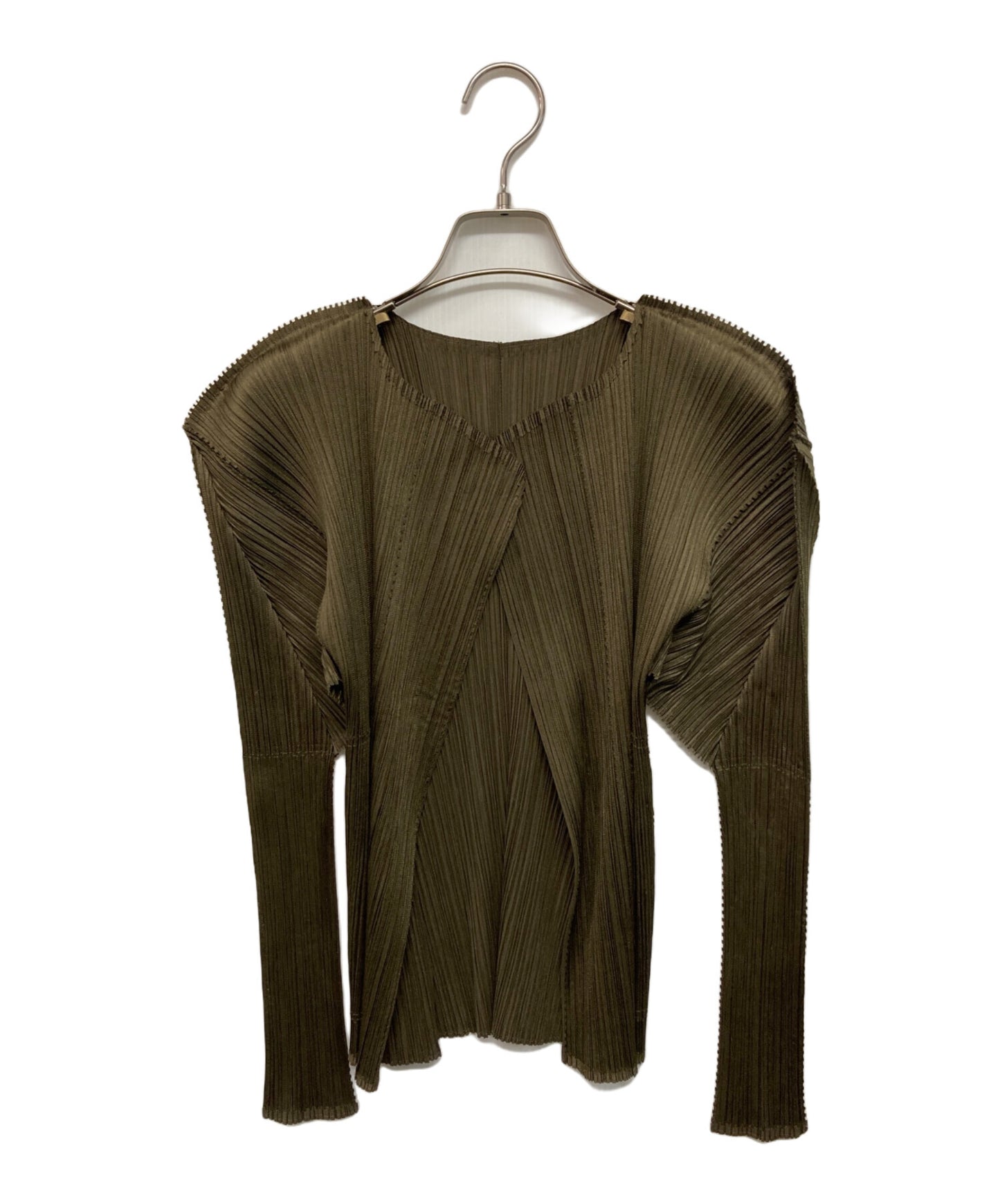 [Pre-owned] PLEATS PLEASE pleated cardigan PP33-JO173