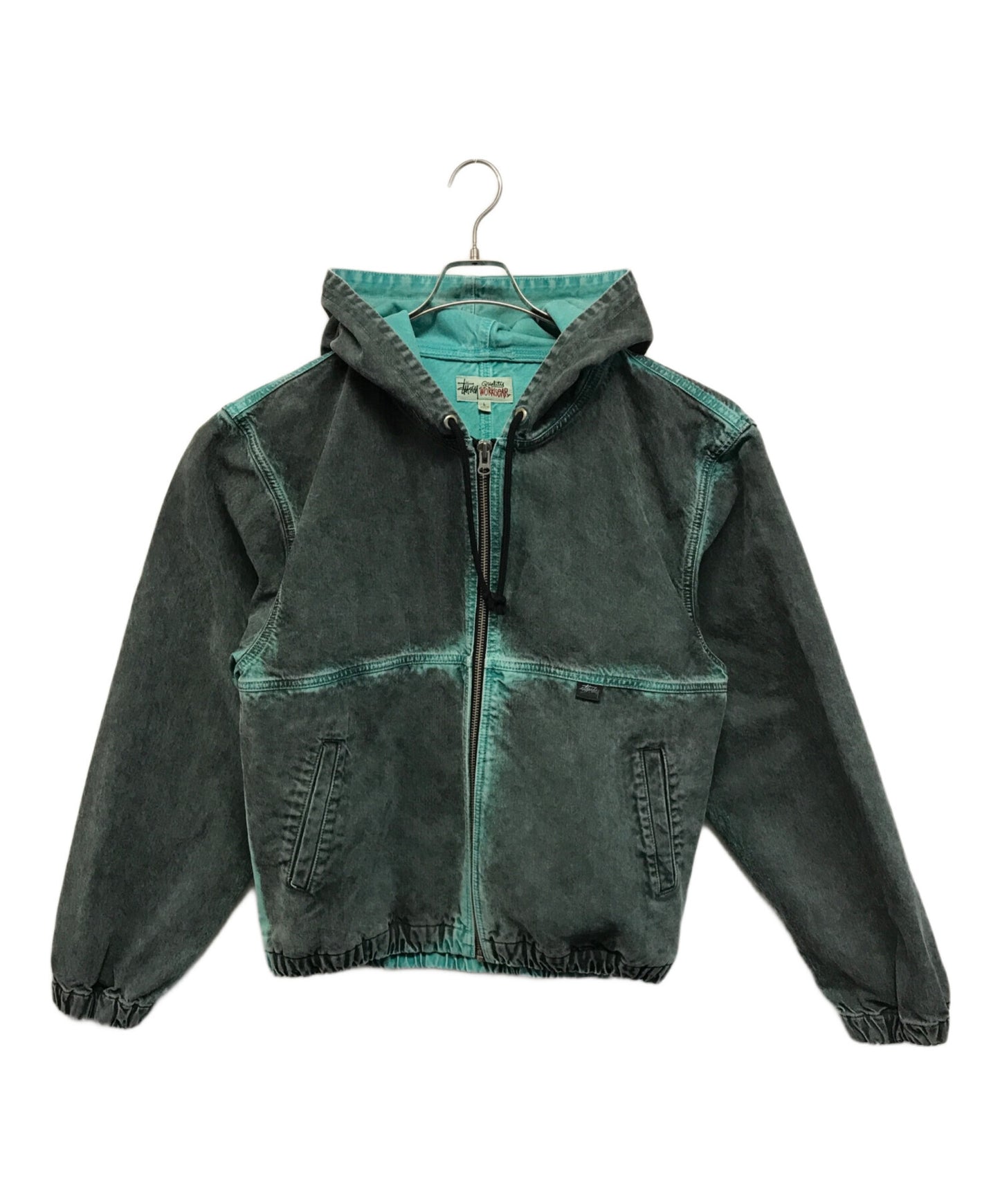 [Pre-owned] stussy Spray Dye Hooded Work Jacket 115705