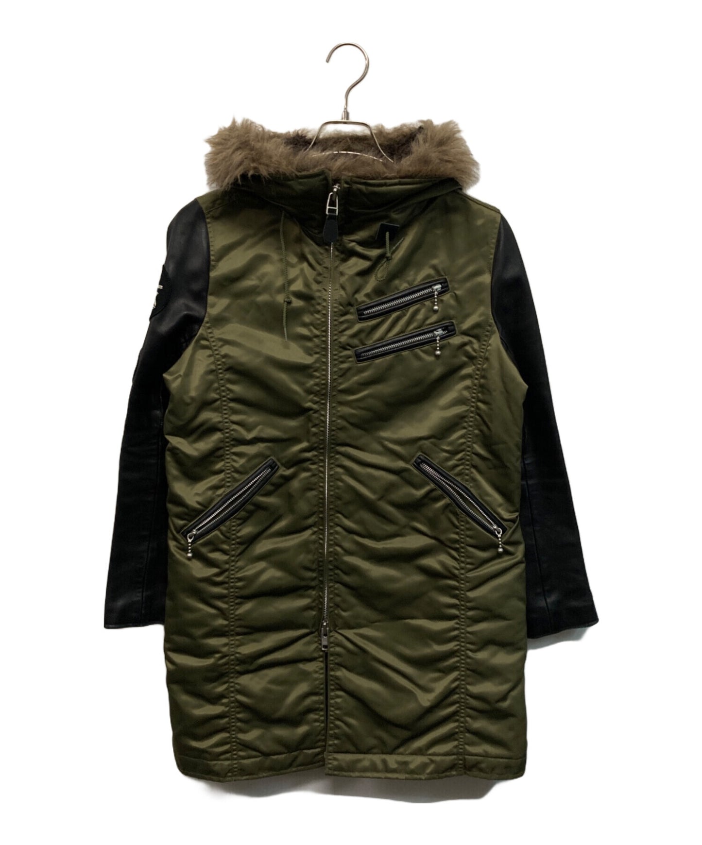 [Pre-owned] Hysteric Glamour Sleeve Leather Mod Coat 0134AC03