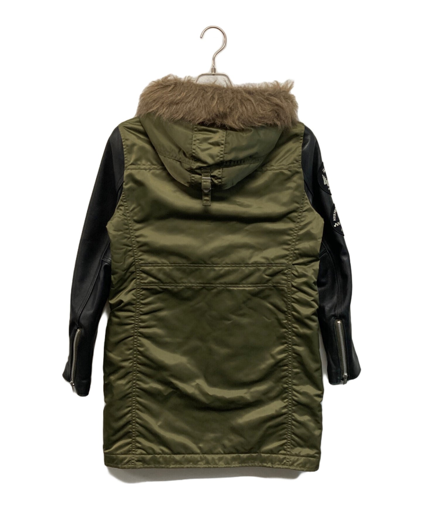 [Pre-owned] Hysteric Glamour Sleeve Leather Mod Coat 0134AC03