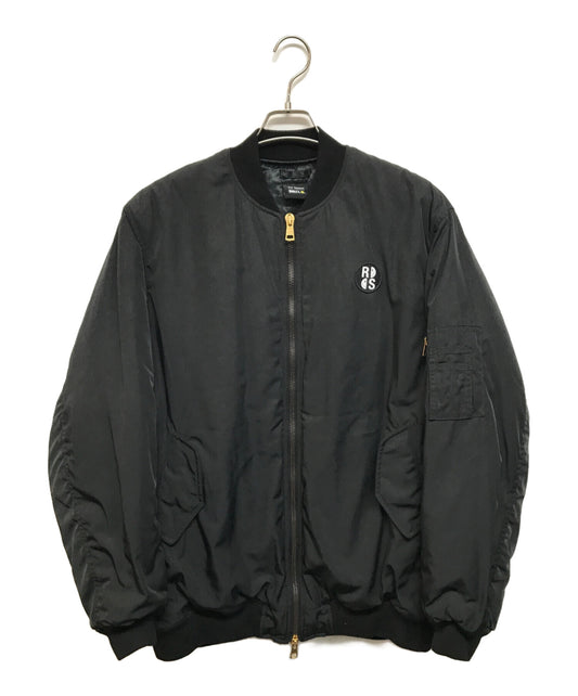 [Pre-owned] RAF SIMONS BOMBER JACKET WITH PRINT AND BADGE 224-621