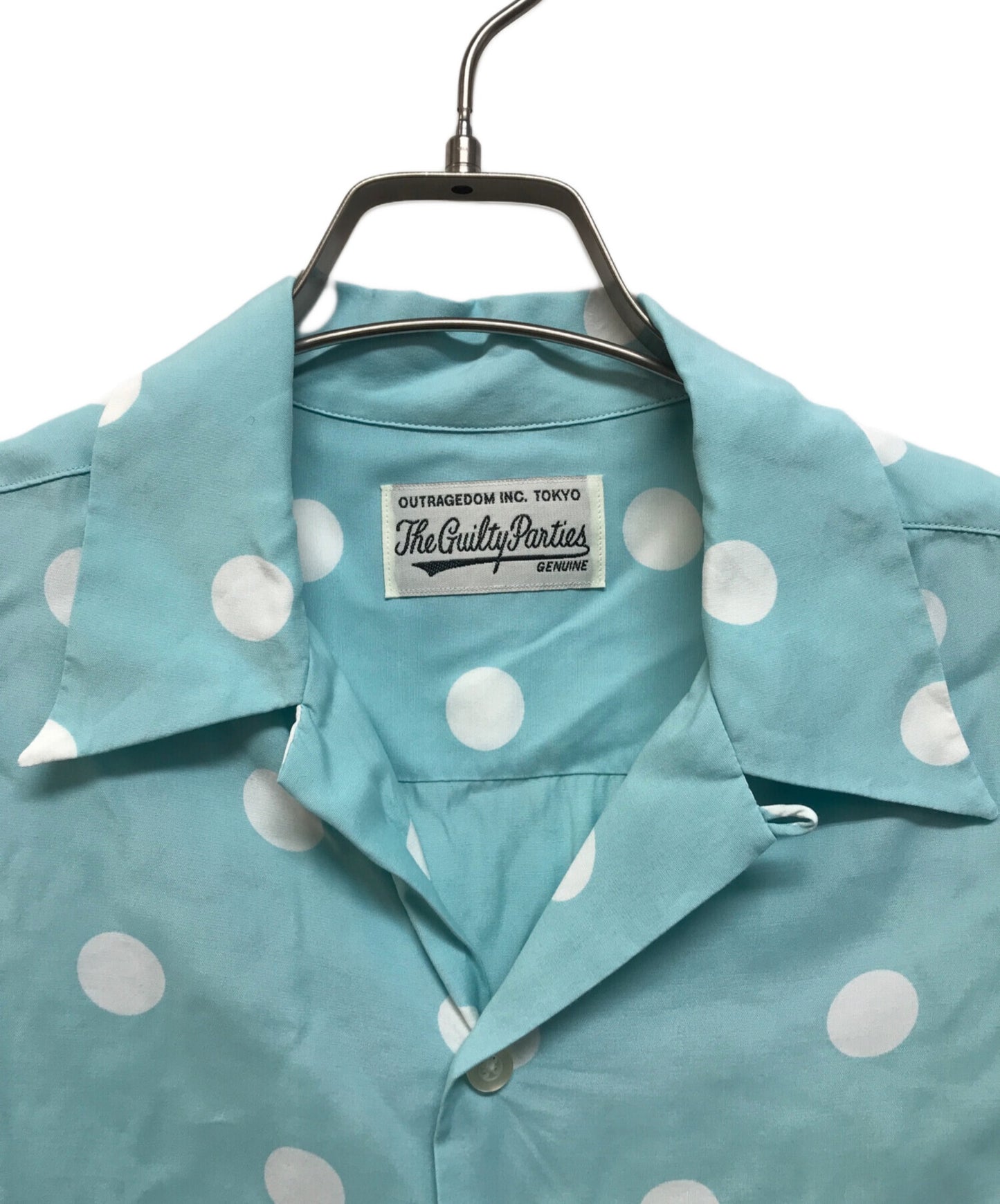 [Pre-owned] WACKO MARIA DOTS OPEN COLLAR SHIRT