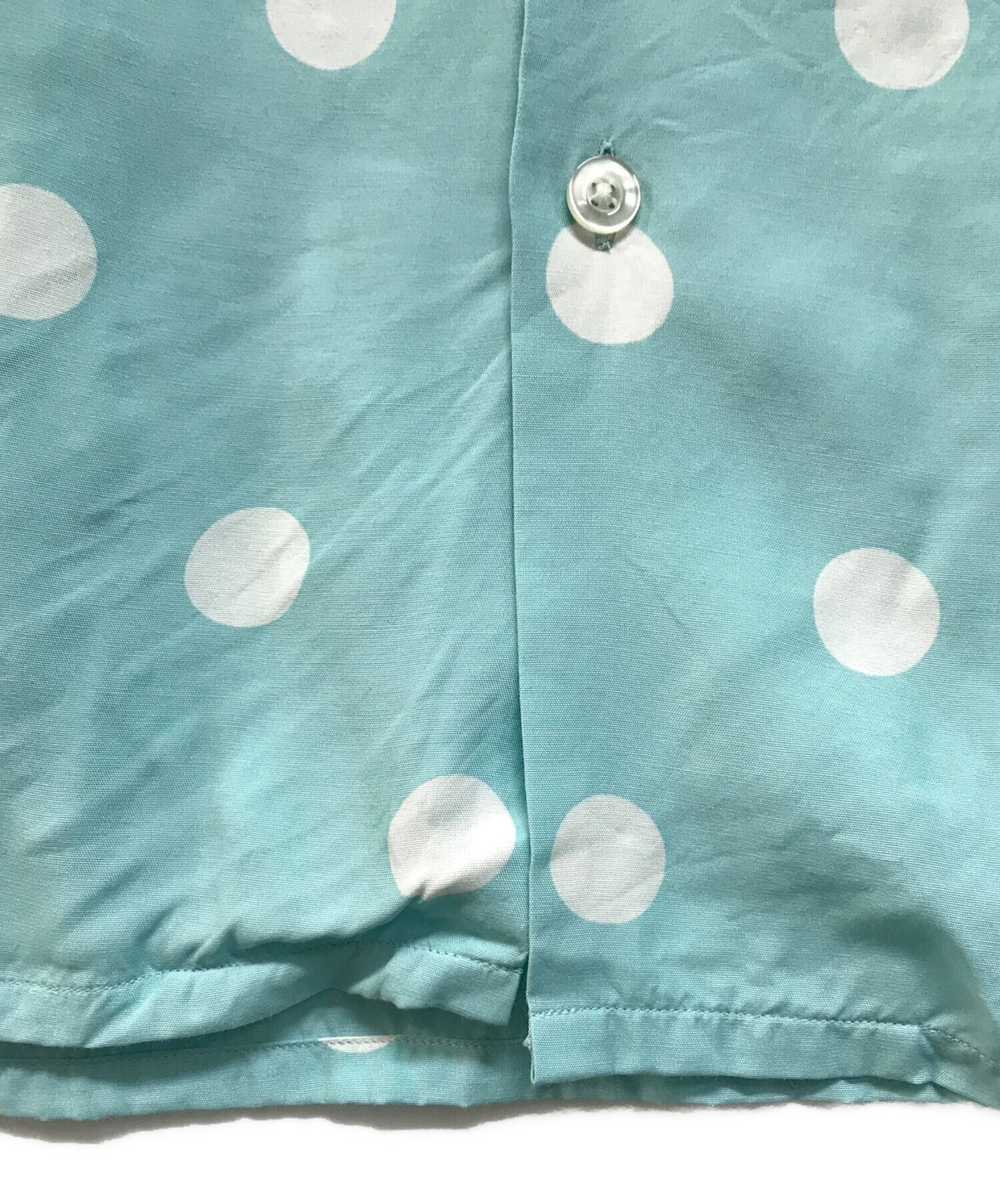 [Pre-owned] WACKO MARIA DOTS OPEN COLLAR SHIRT